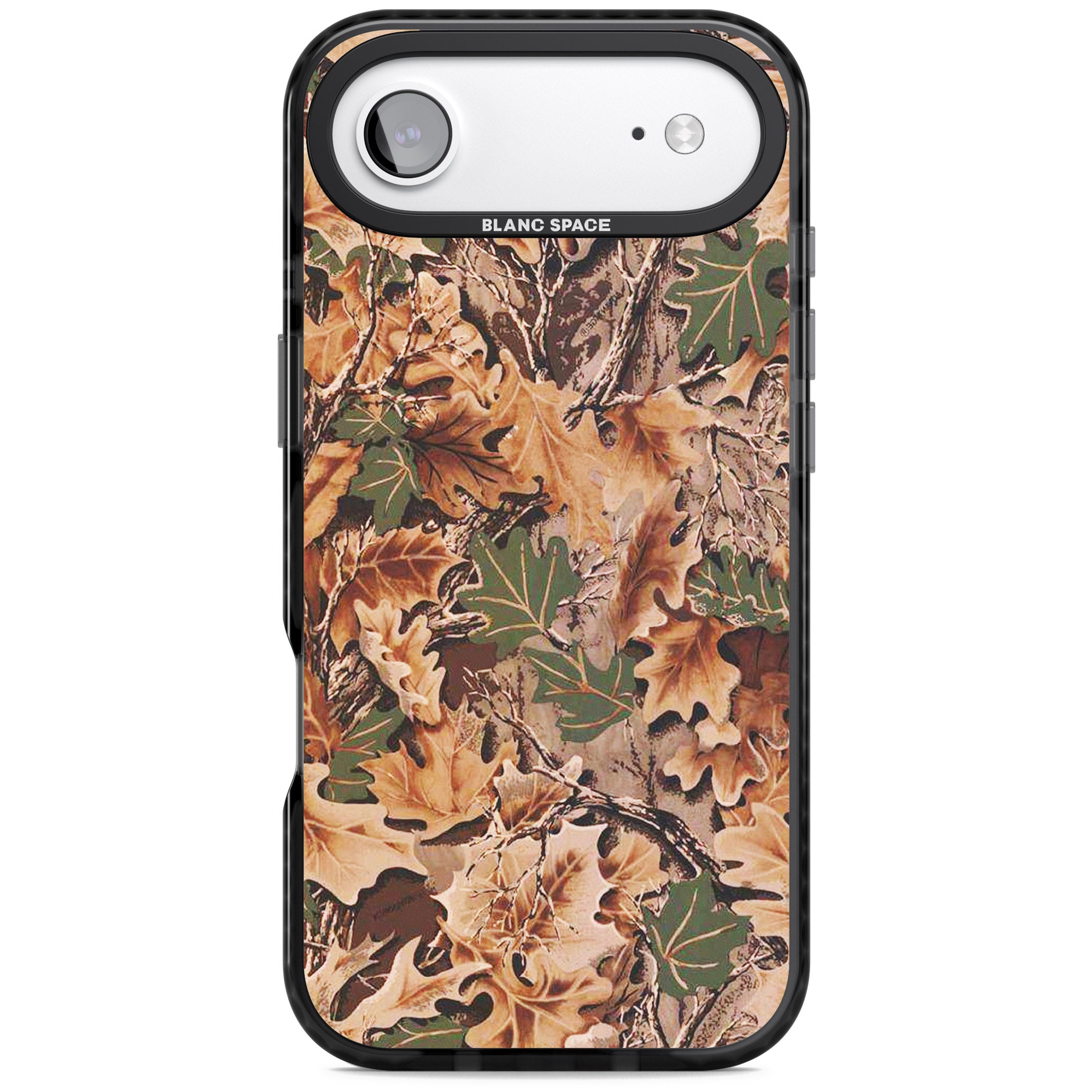 Leaves Camo iPhone 17 Air Impact Black Phone Case