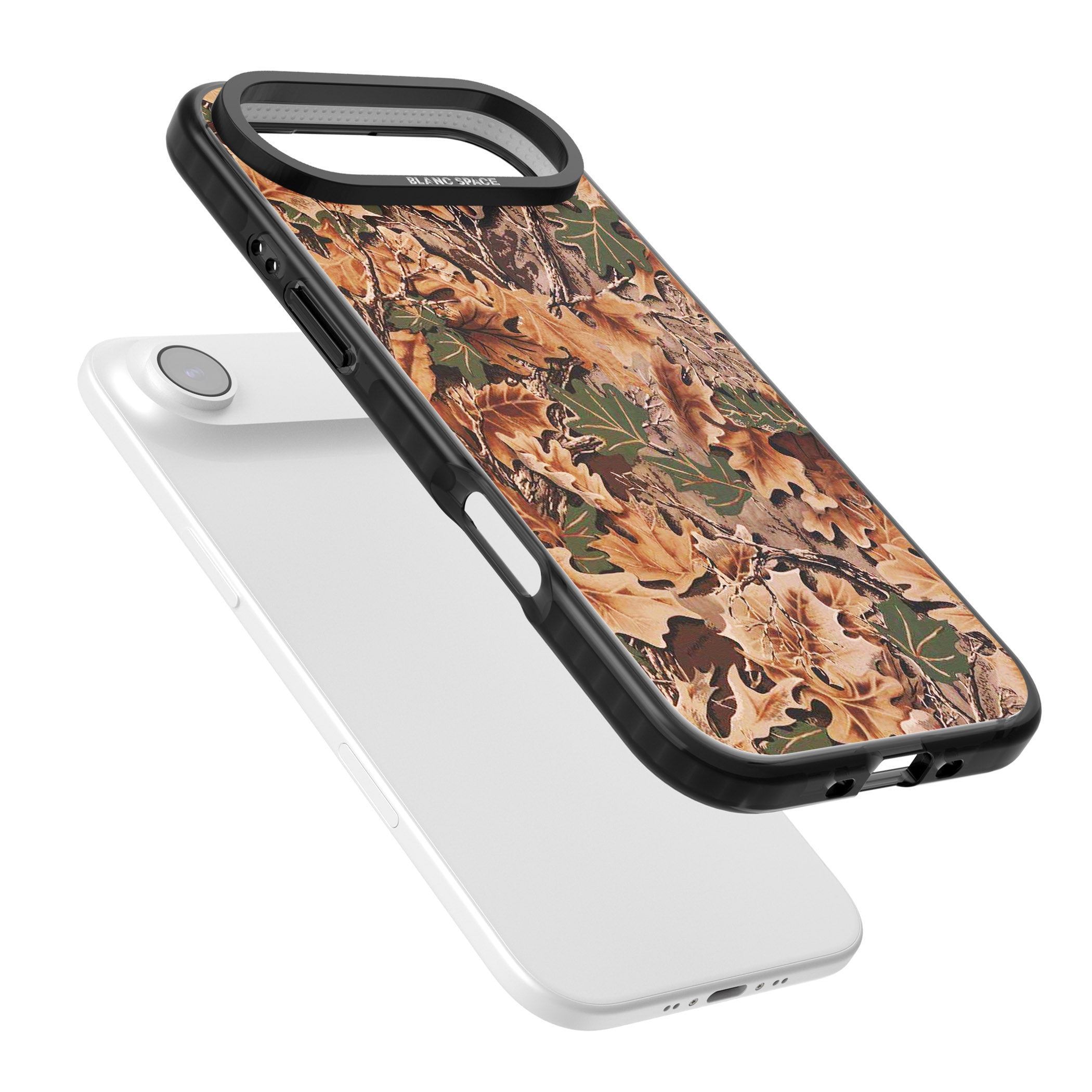 Leaves Camo iPhone 17 Air Impact Black Phone Case Colours