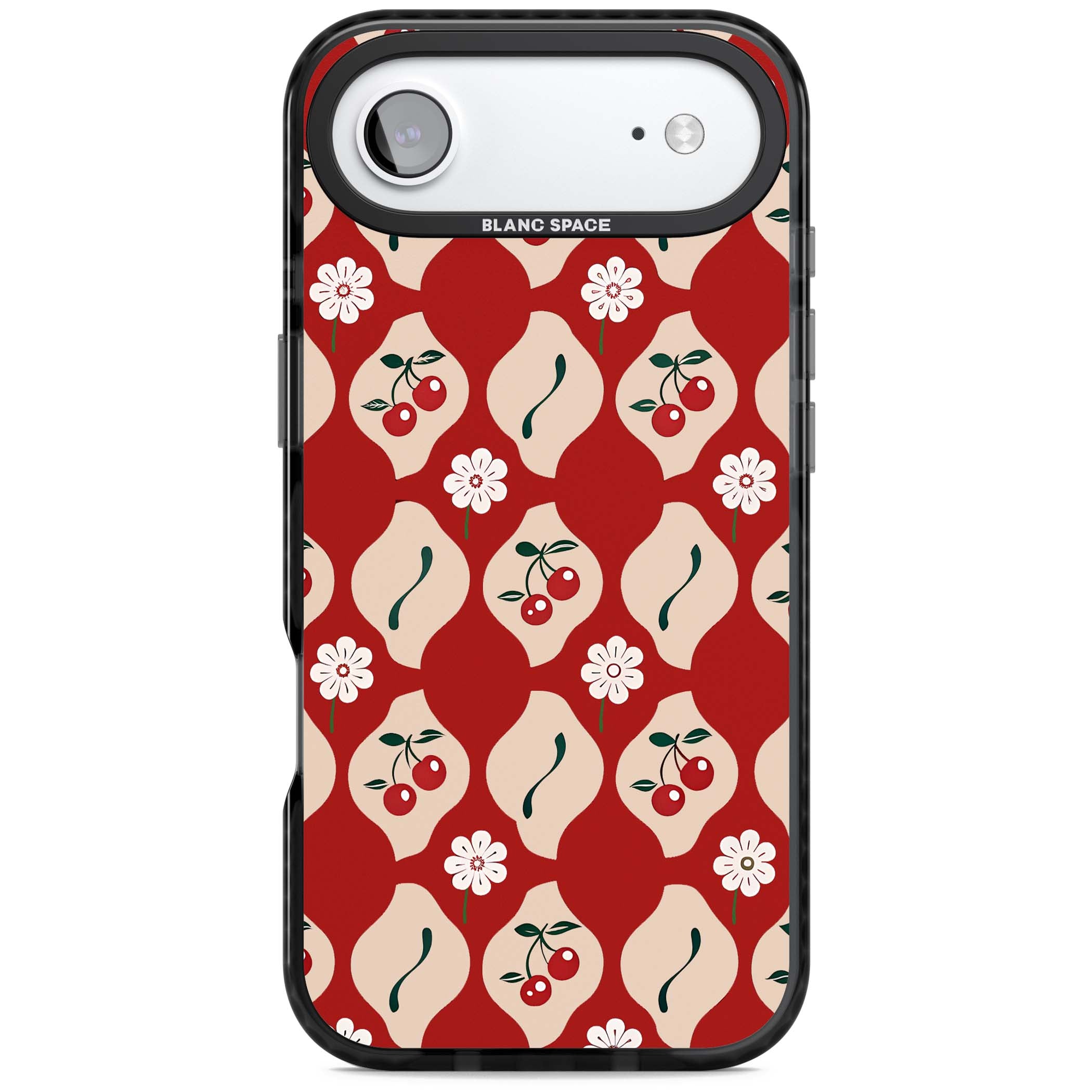 Vintage Cherry Diamond Pattern