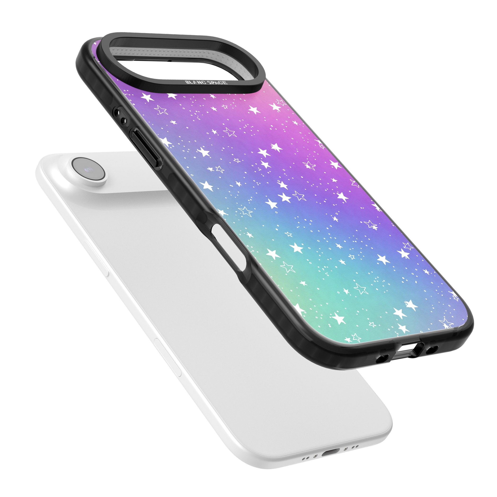 Pastel Starry Sky iPhone 17 Air Impact Black Phone Case Colours