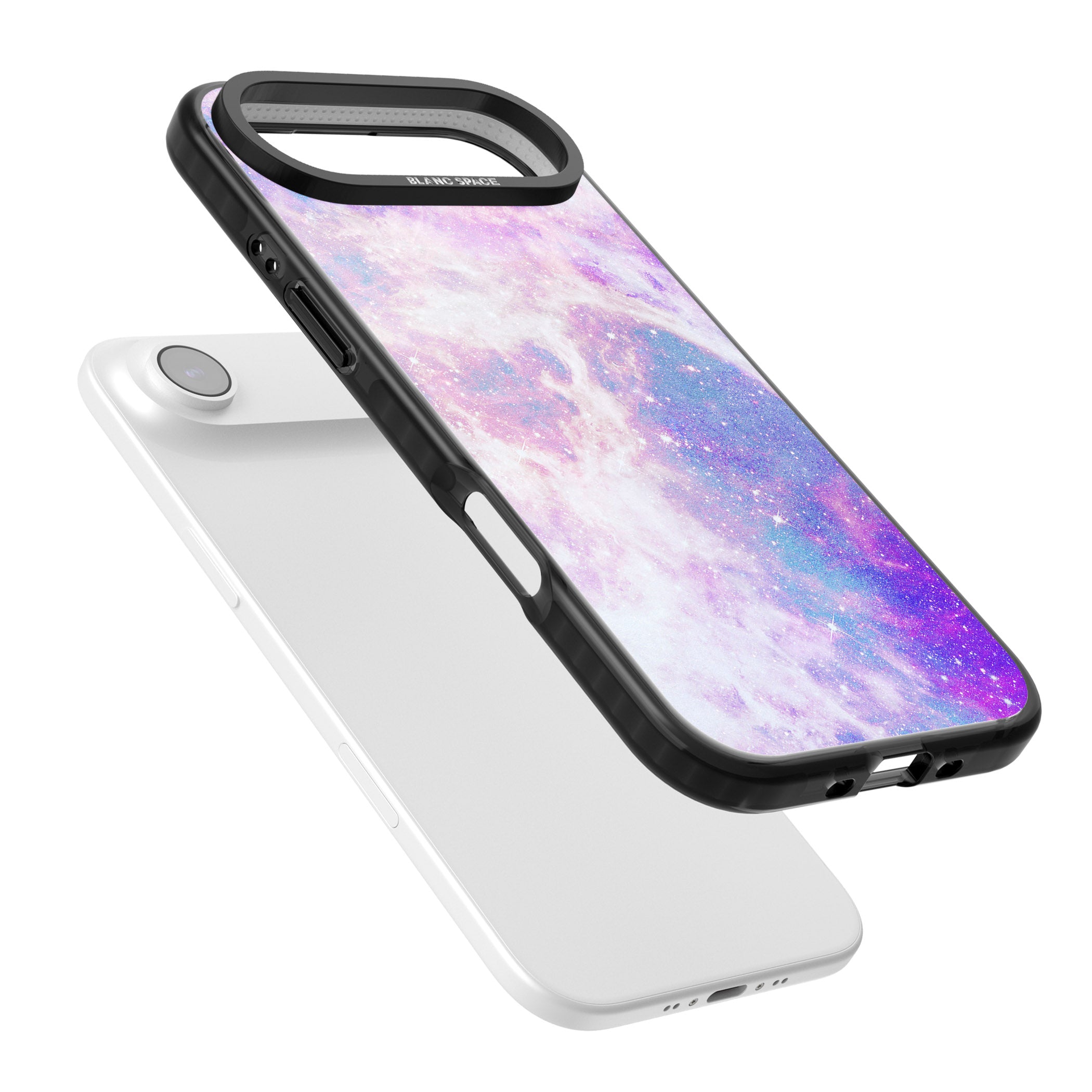 Pastel Galaxy iPhone 17 Air Impact Black Phone Case Colours