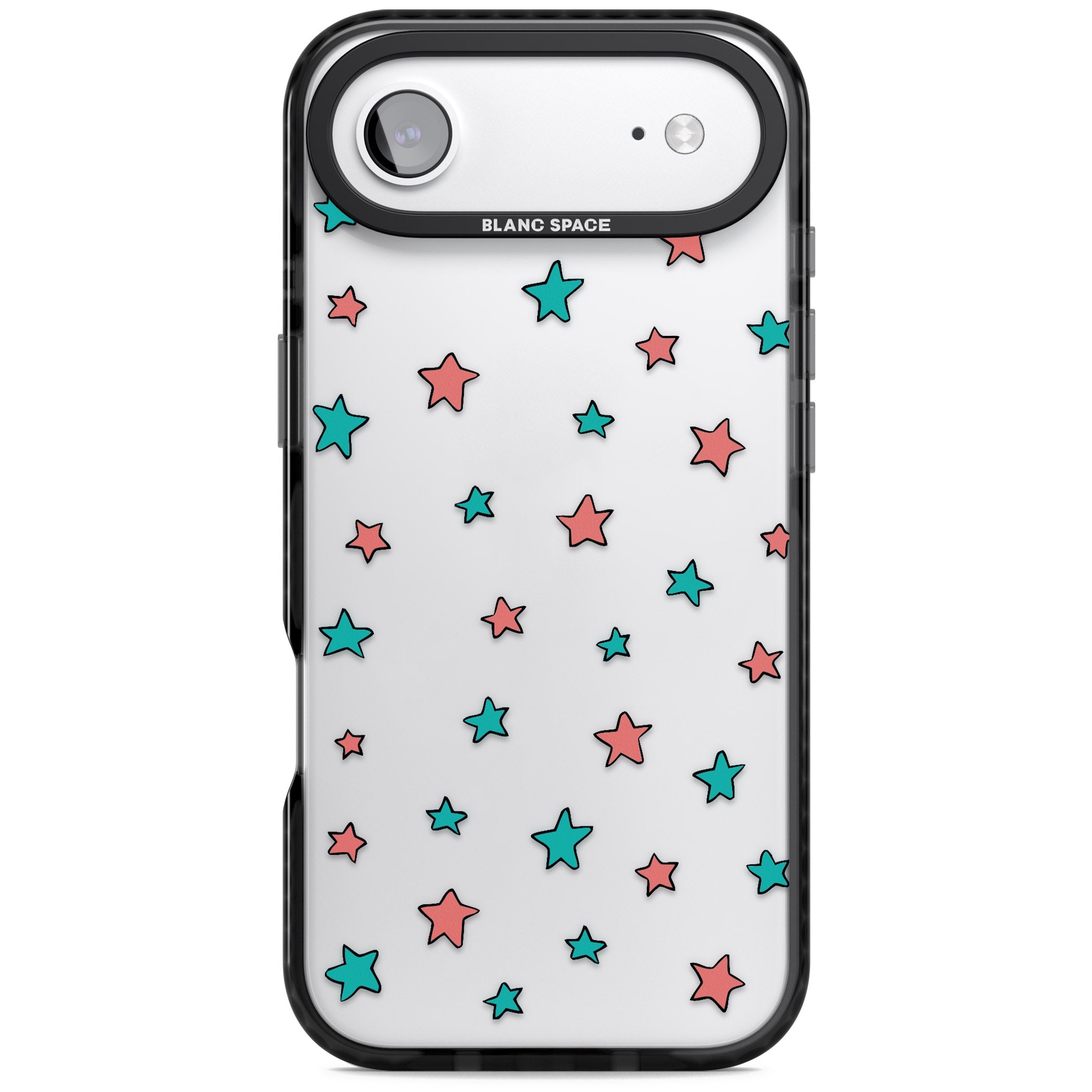 Heartstopper Stars Pattern iPhone 17 Air Impact Black Phone Case