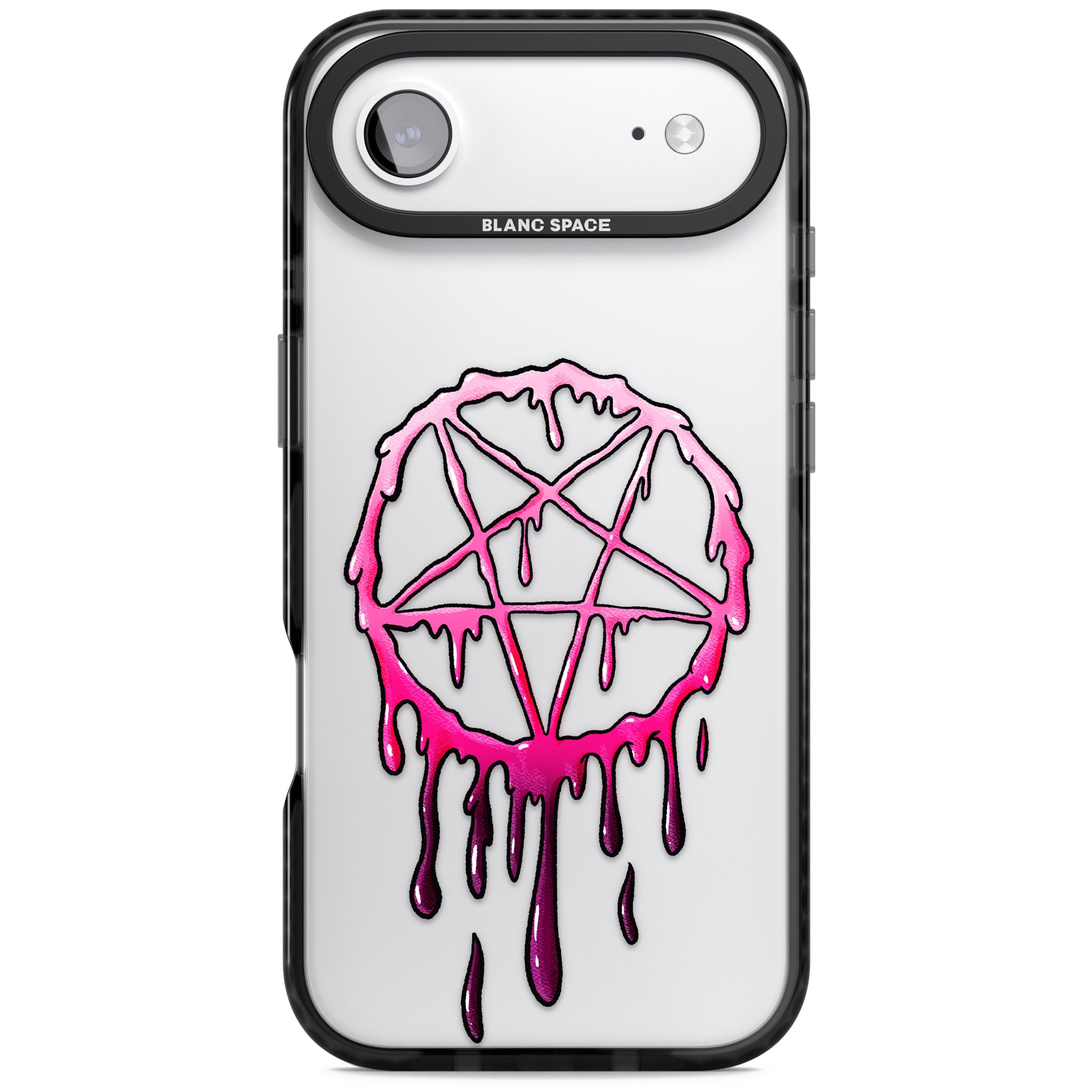 Pentagram Of Blood iPhone 17 Air Impact Black Phone Case