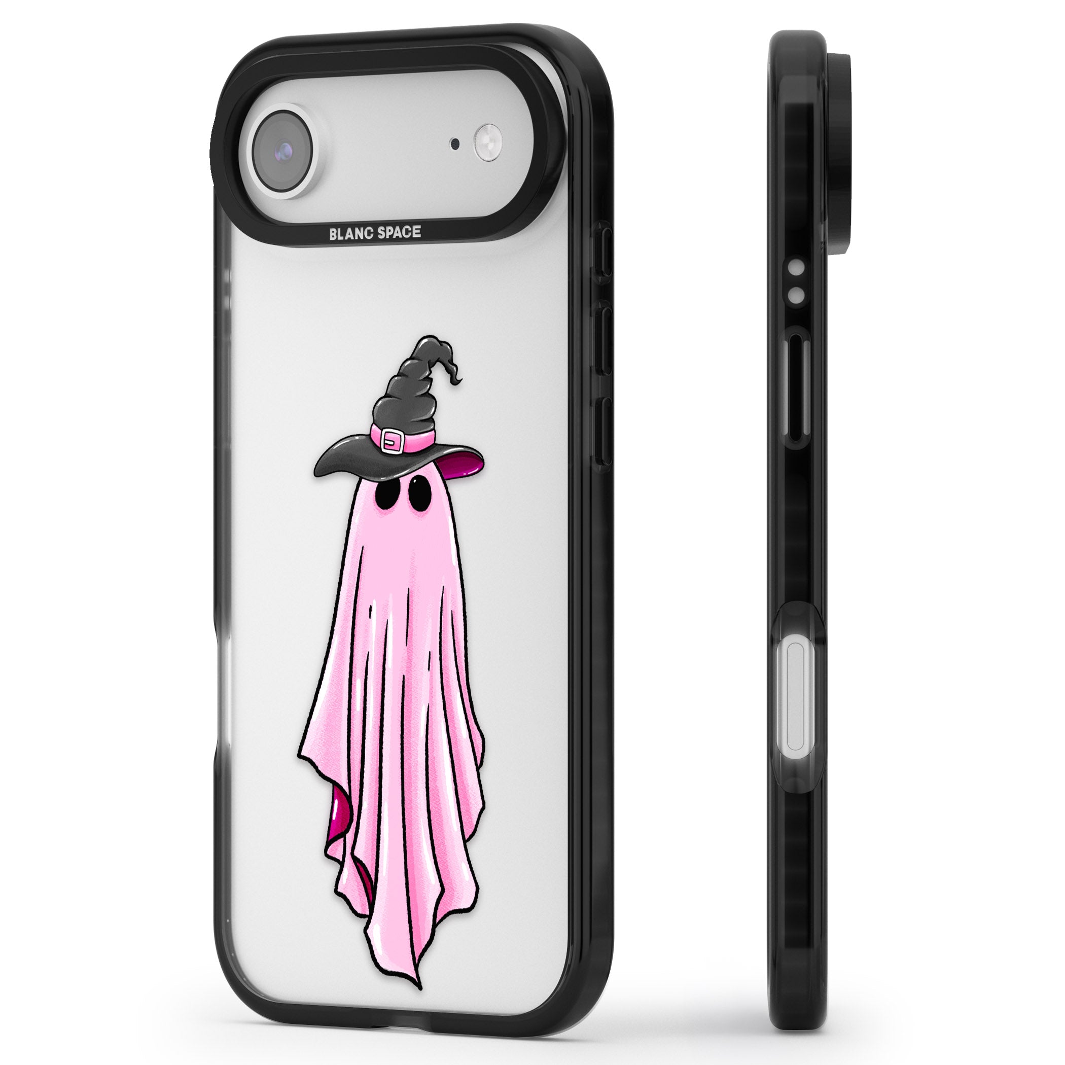 New Hat Day iPhone 17 Air Impact Black Phone Case Side Profile