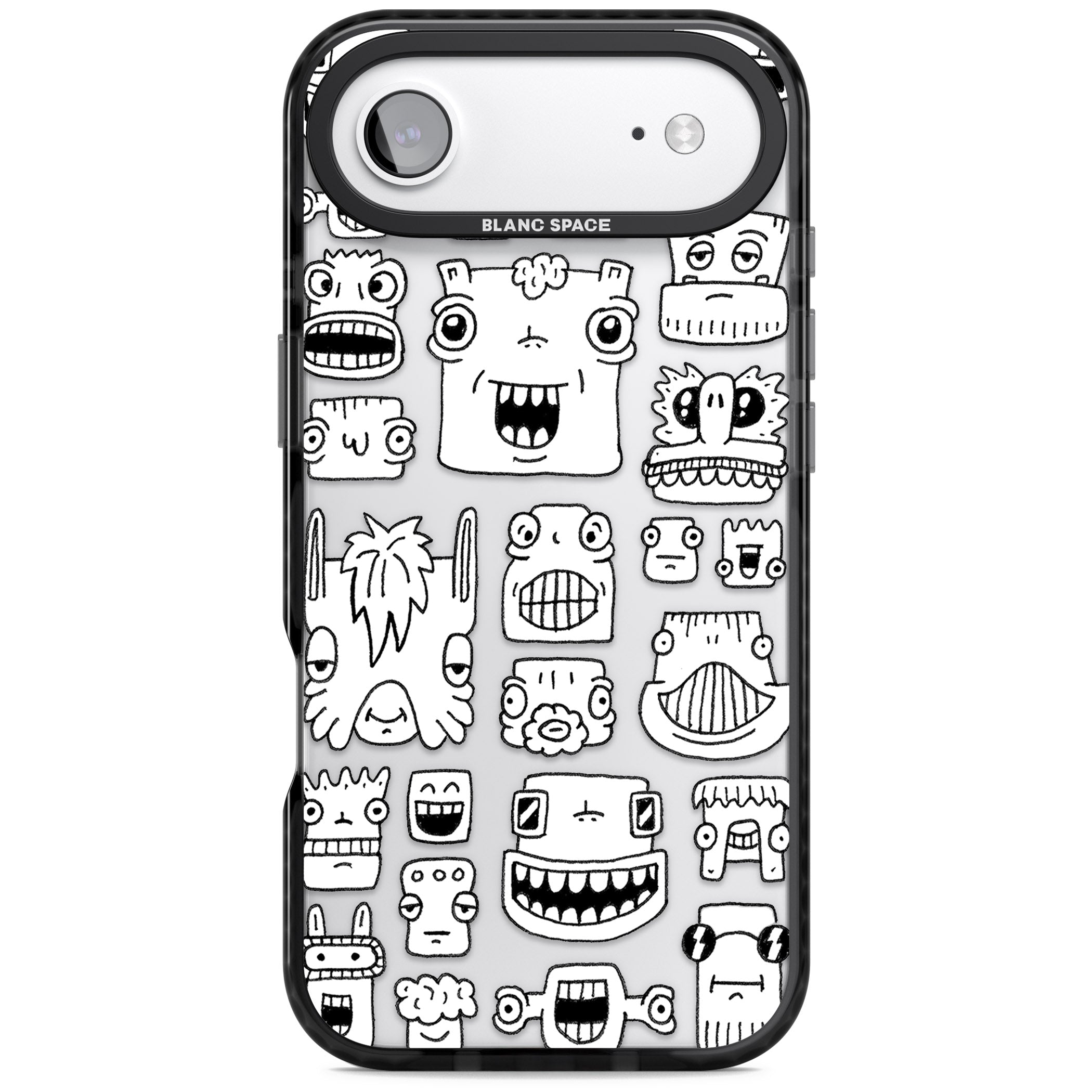 Burst Heads iPhone 17 Air Impact Black Phone Case