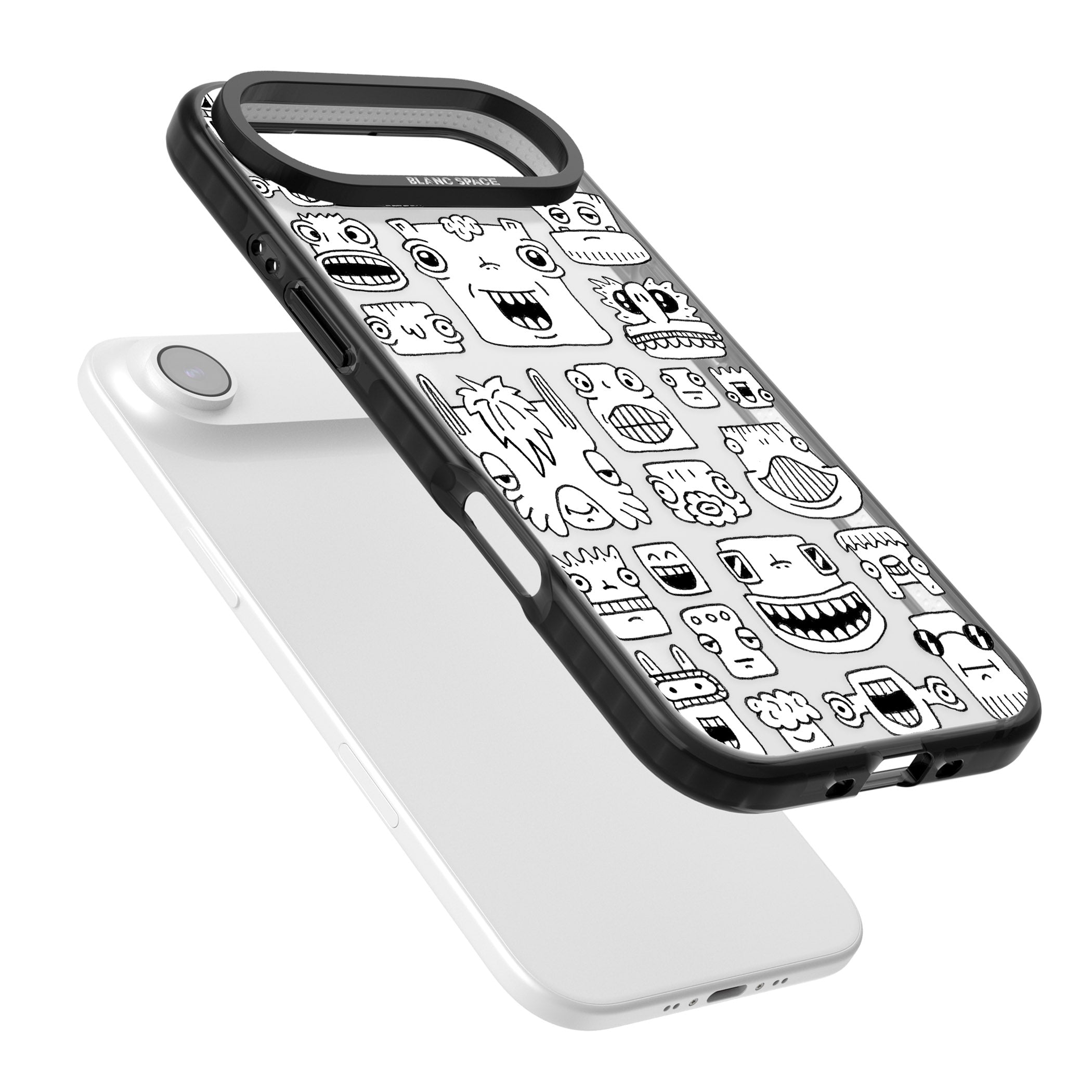 Burst Heads iPhone 17 Air Impact Black Phone Case Colours