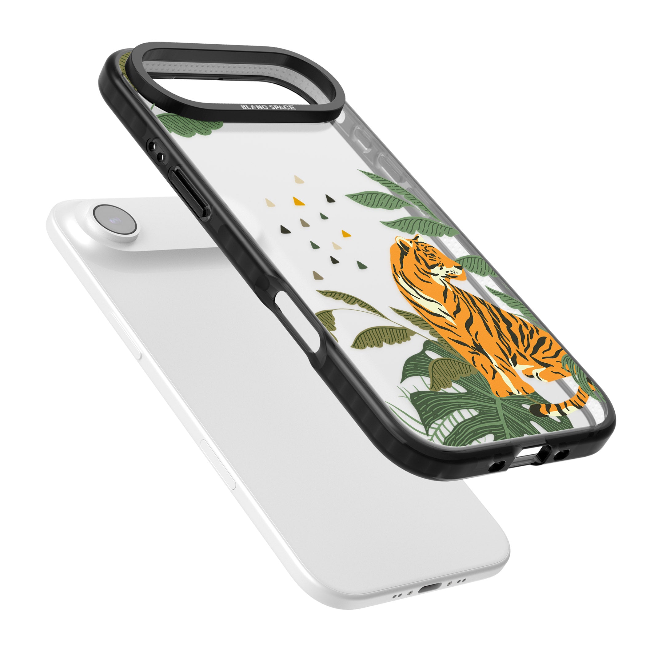Tiger Jungle iPhone 17 Air Impact Black Phone Case Colours
