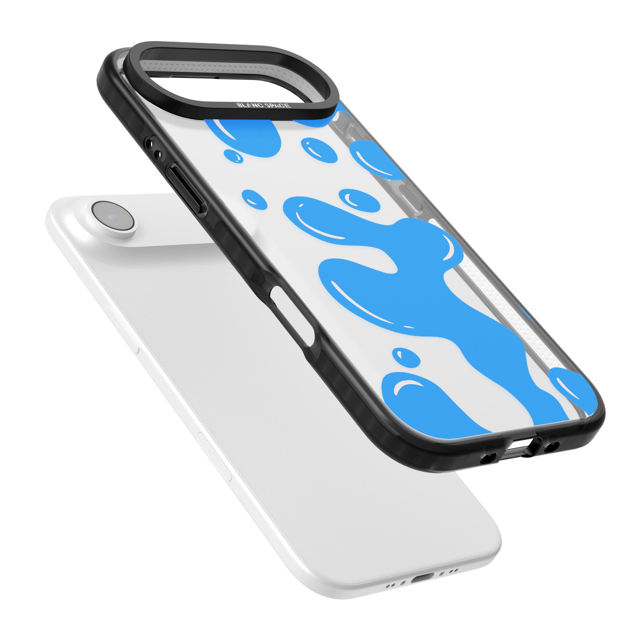 Blue Lava Lamp iPhone 17 Air Impact Black Phone Case Colours