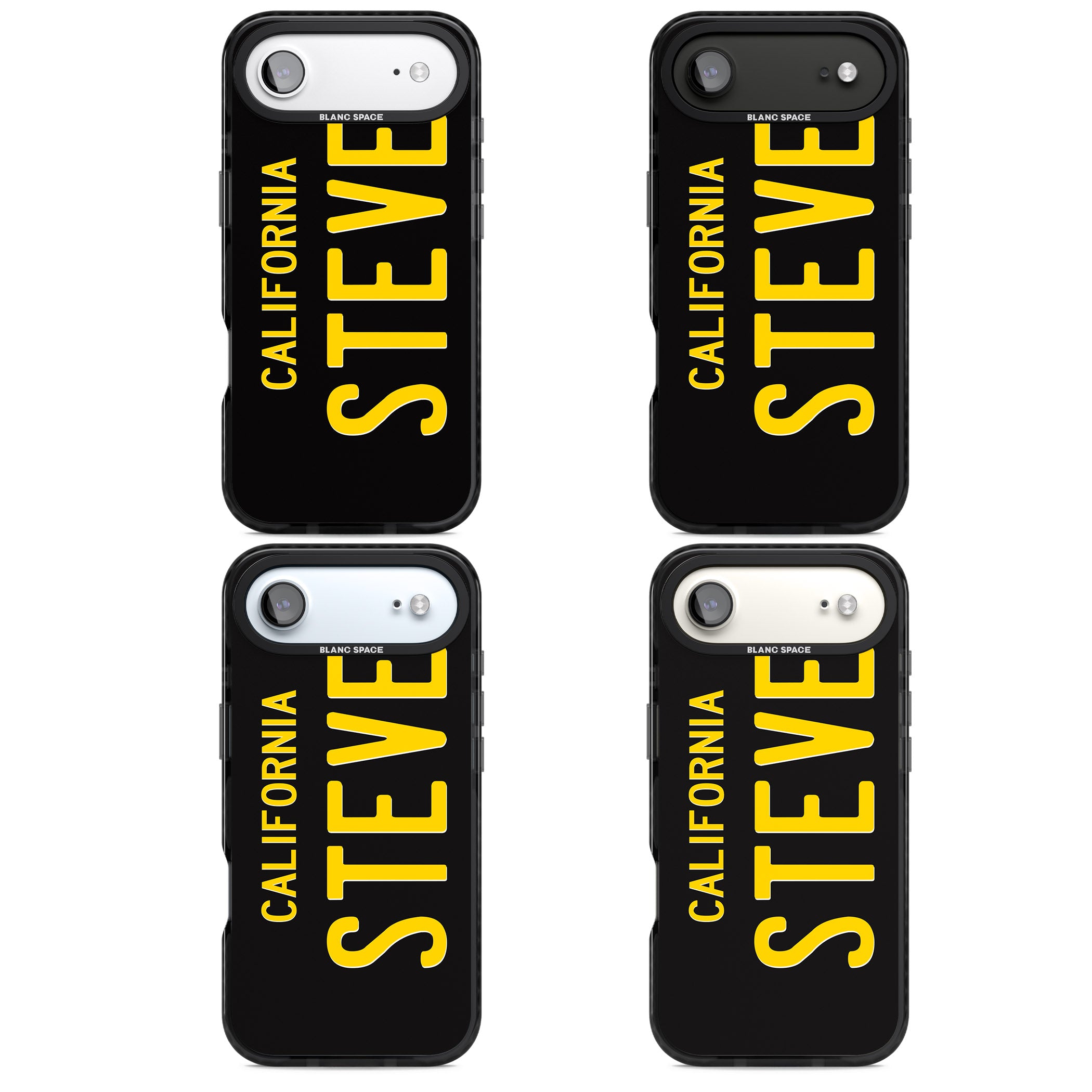 Personalised Vintage California License Plate iPhone 17 Air Impact Black Phone Case APT Impact Protection