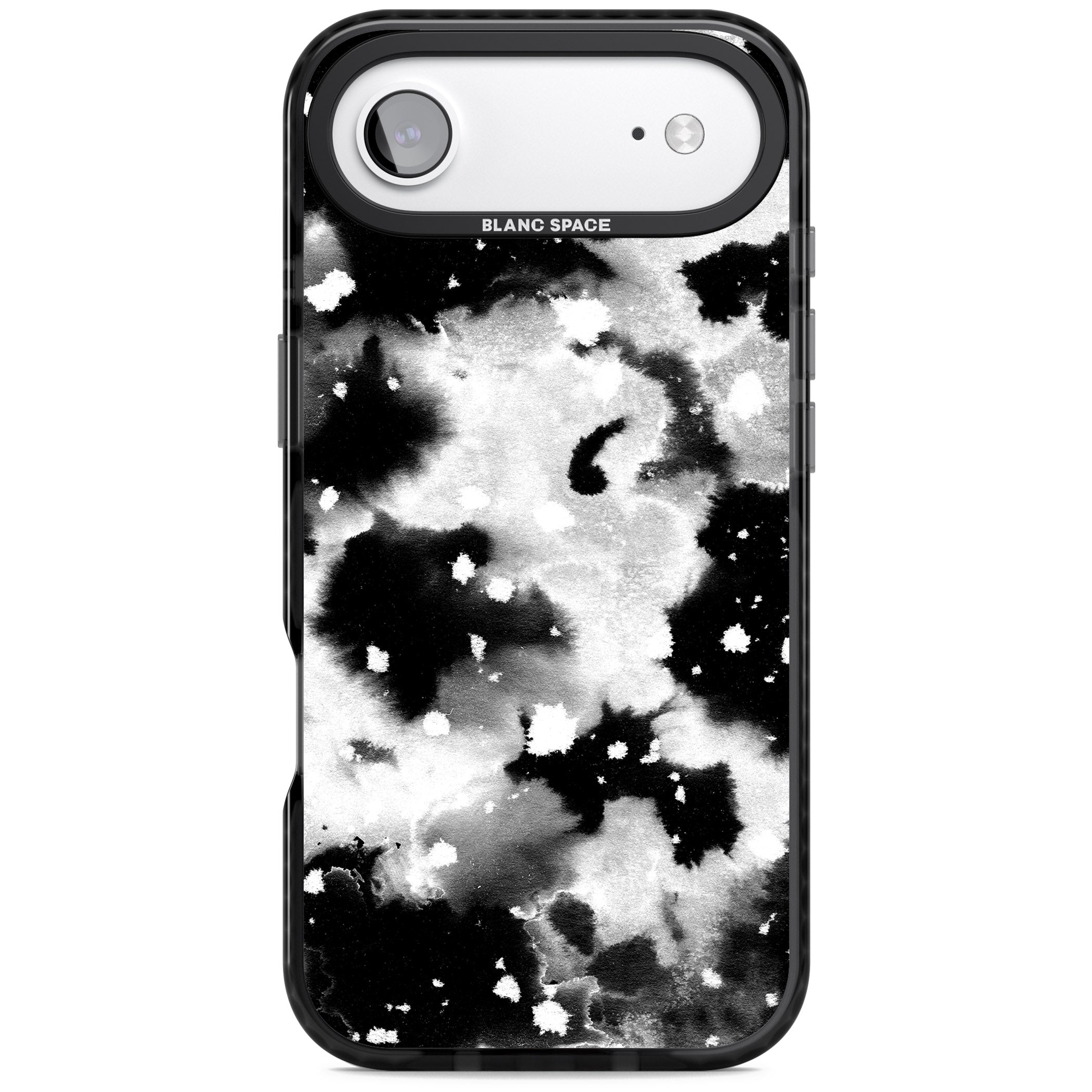 Acid Wash Ink Cloud iPhone 17 Air Impact Pro Black Phone Case