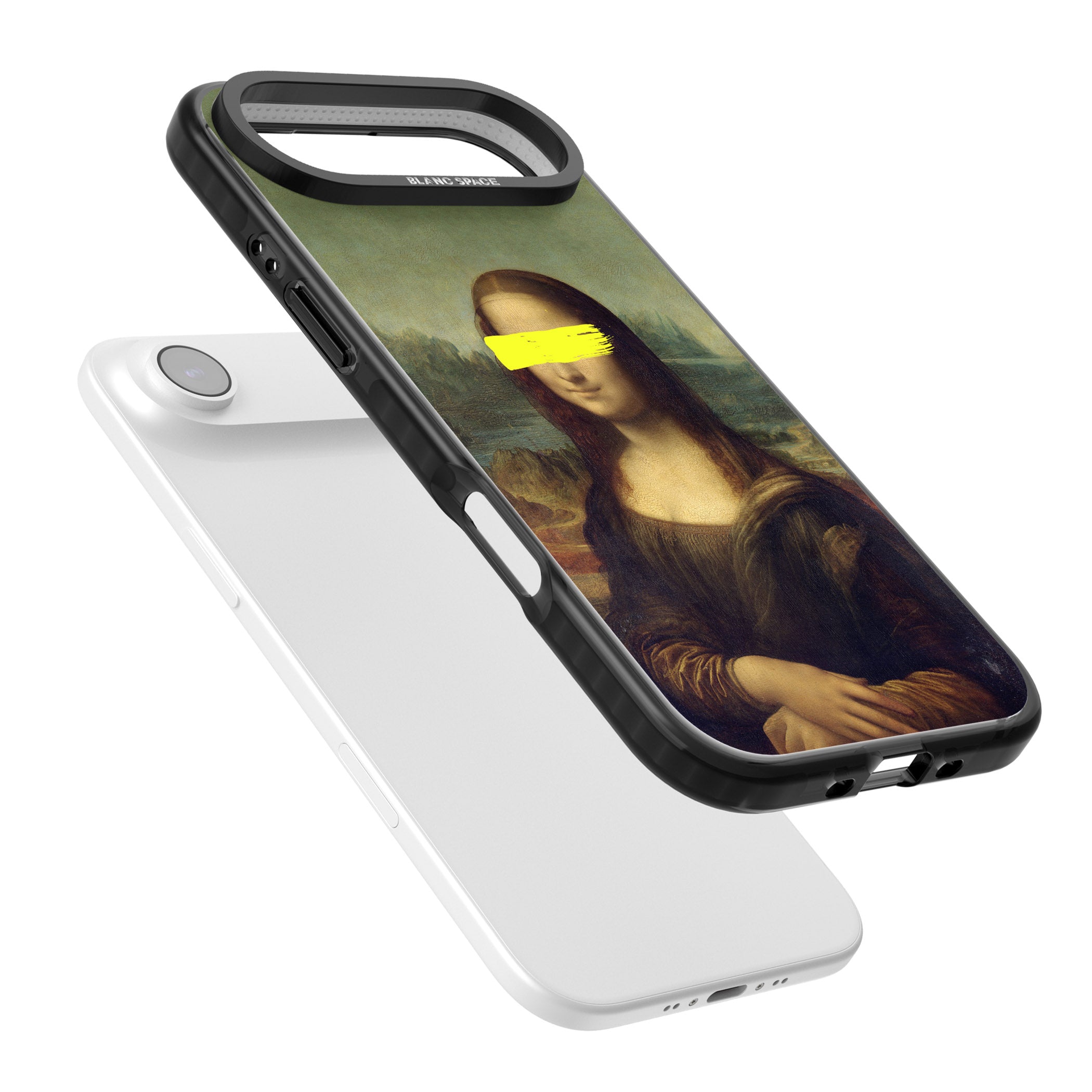 Vandaled Mona Lisa iPhone 17 Air Impact Pro Black Phone Case Colours