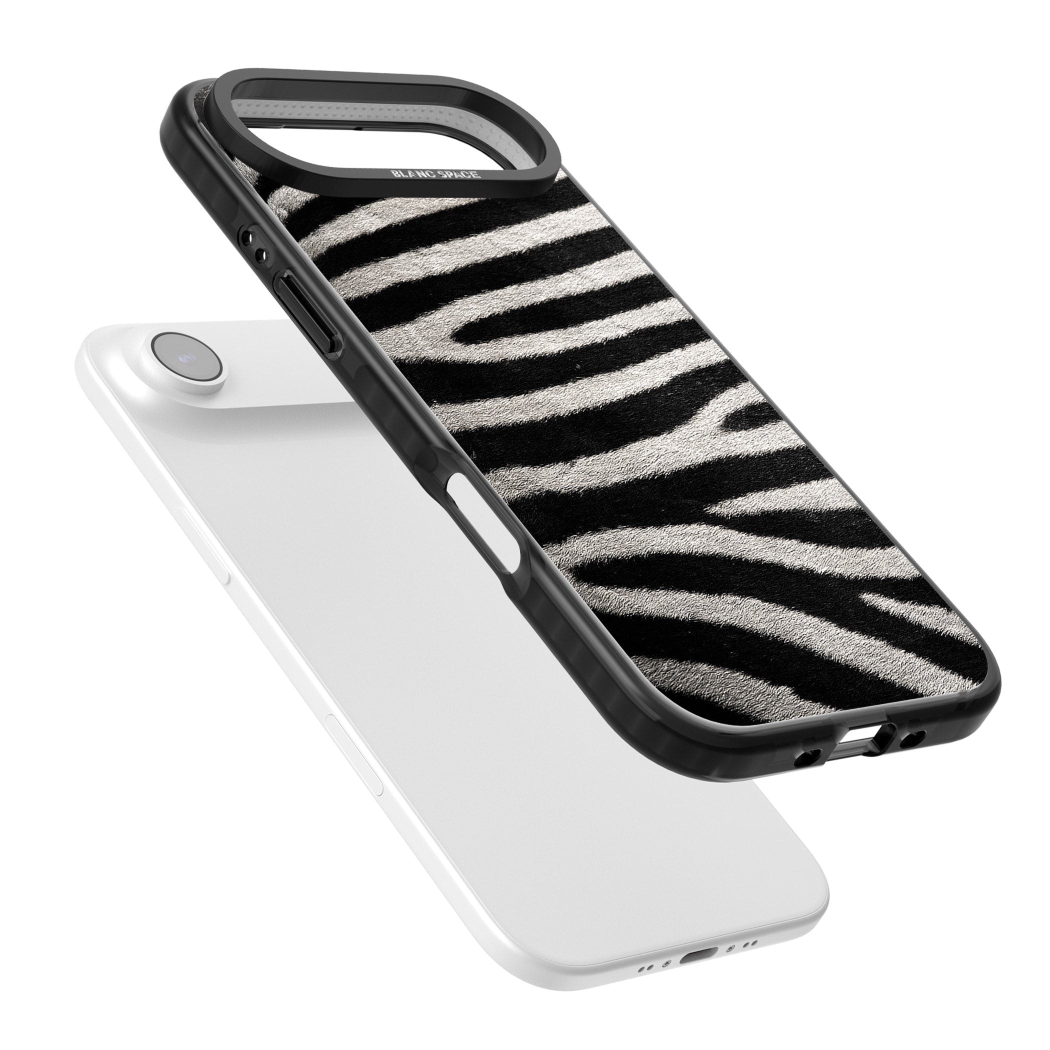 Zebra Print iPhone 17 Air Impact Pro Black Phone Case Colours