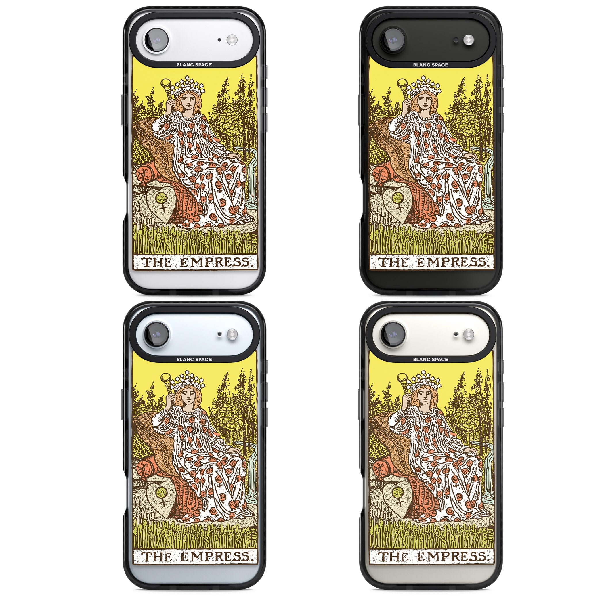 Personalised The Empress Tarot Card (Color) iPhone 17 Air Impact Pro Black Phone Case APT Impact Protection