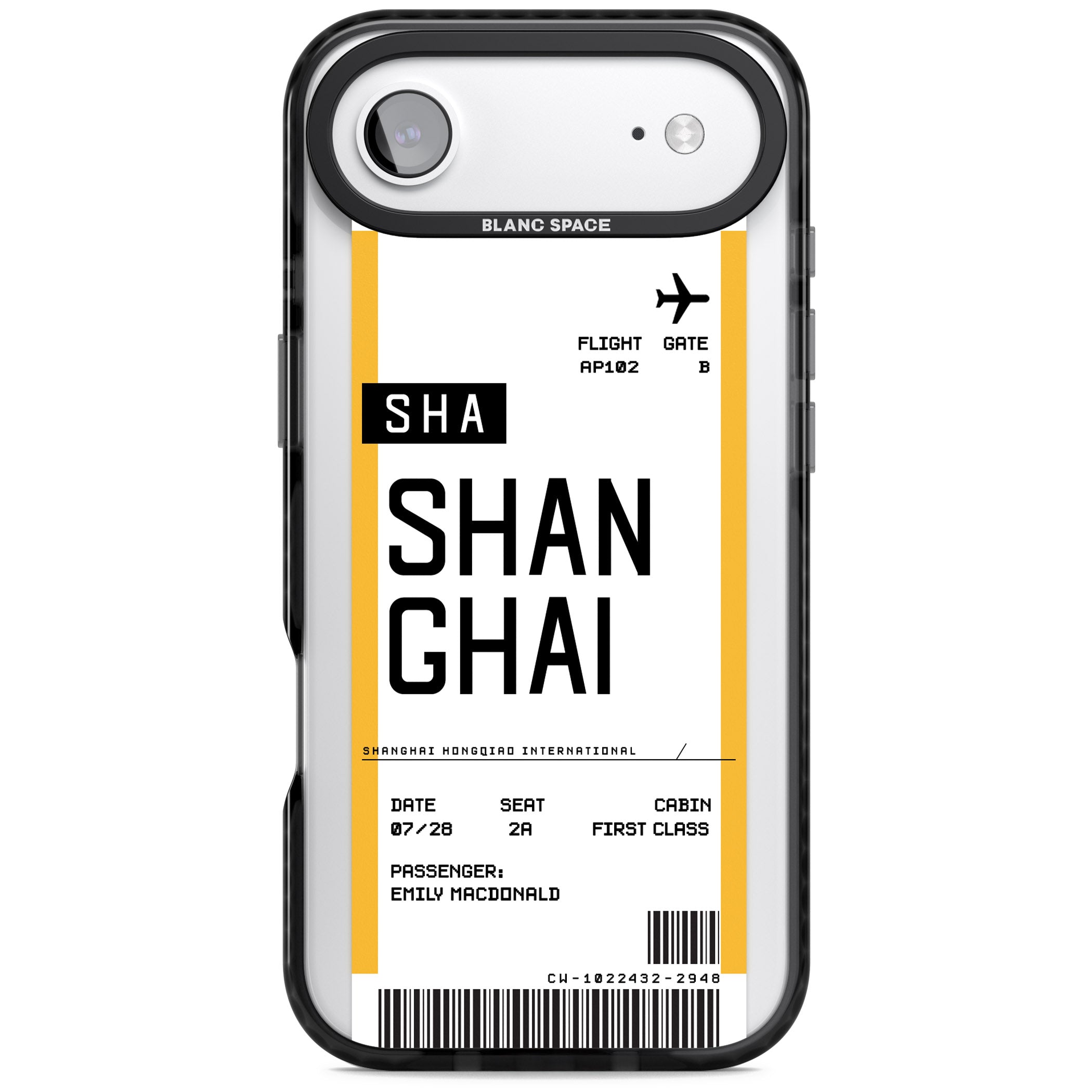 Personalised Shanghai Boarding Pass