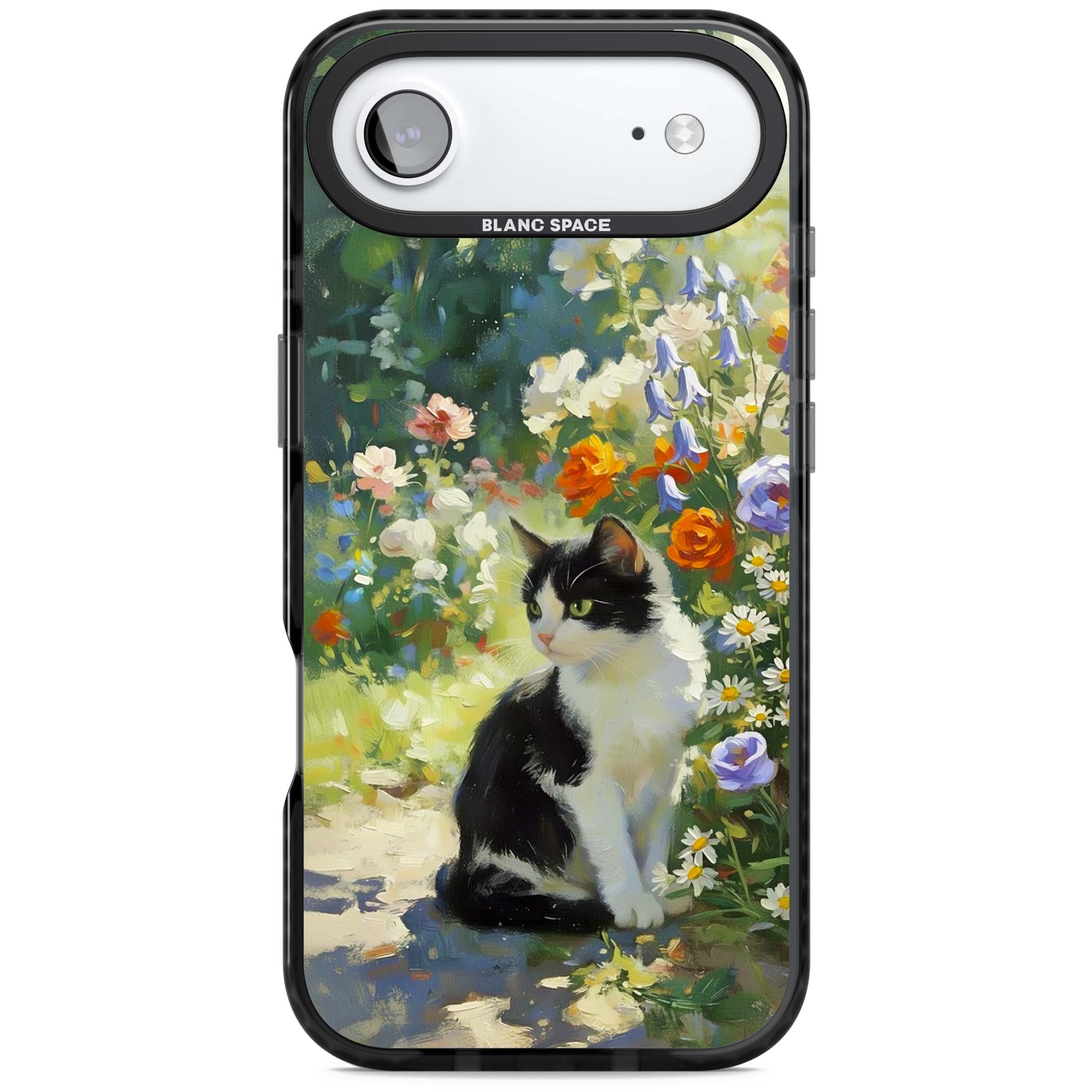 Cat In The Meadow for her iPhone case | Black Impact Magsafe case for iPhone Air