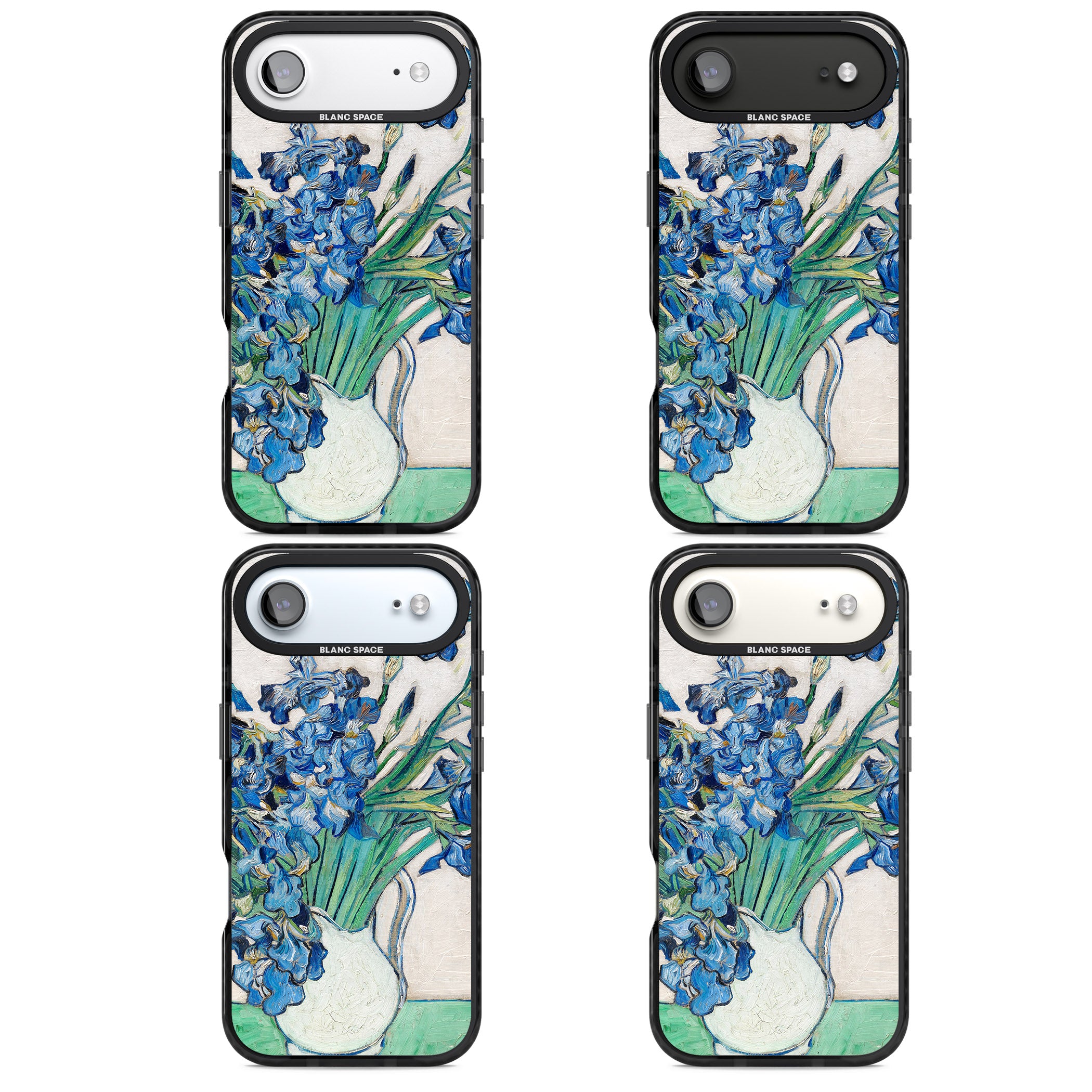 Irises By Vincent Van Gogh iPhone 17 Air Impact Pro Black Phone Case APT Impact Protection