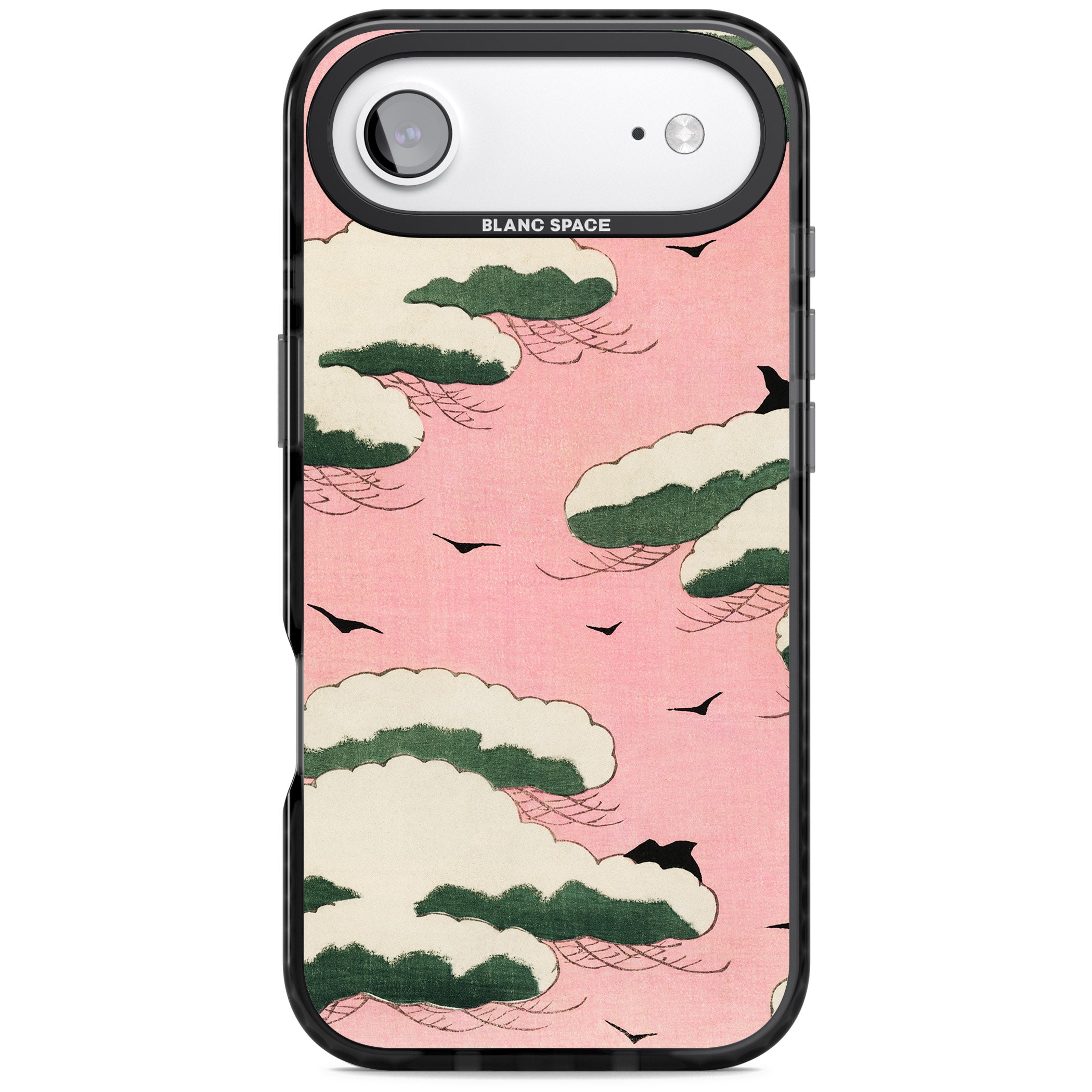 Japanese Pink Sky iPhone 17 Air Impact Pro Black Phone Case