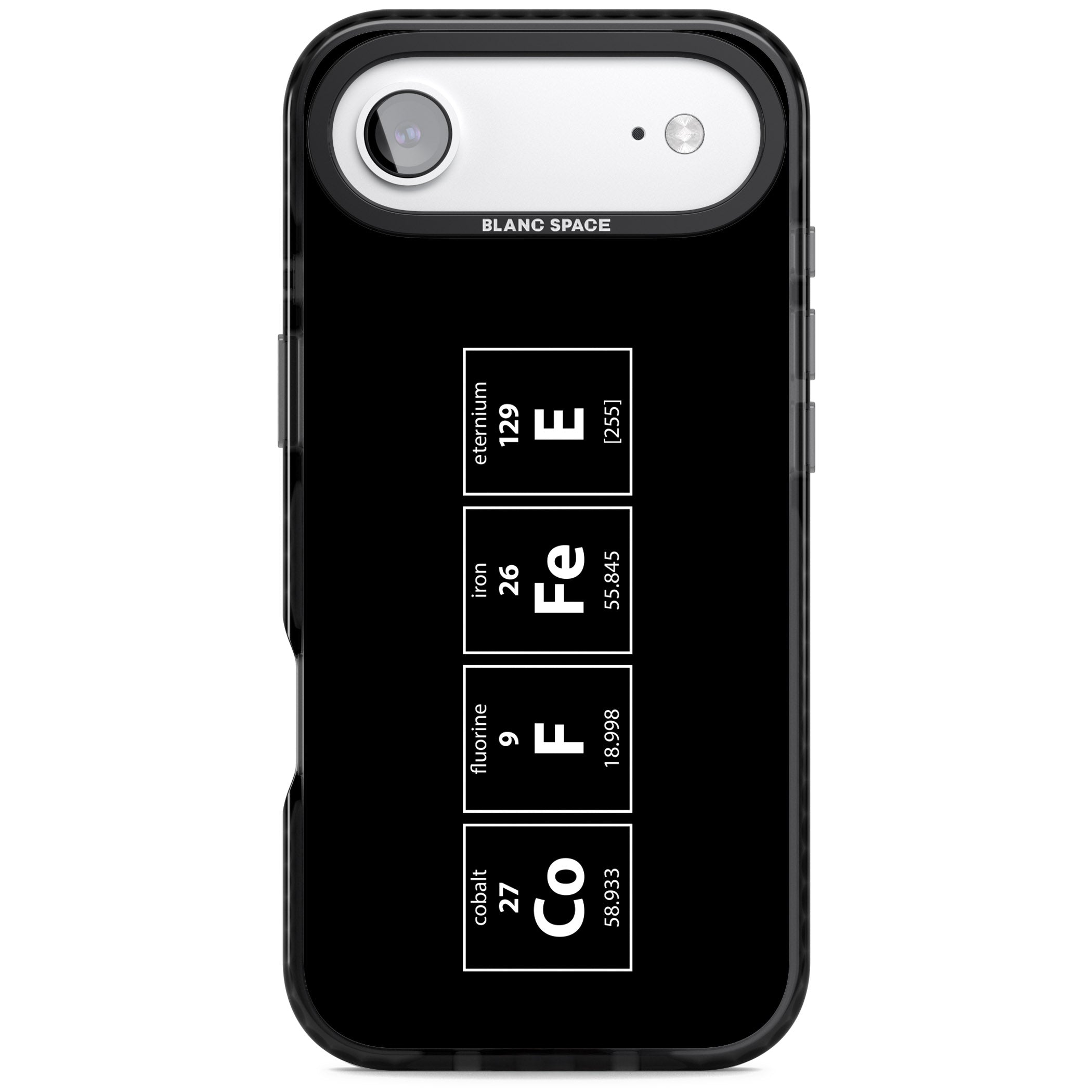 Coffee Element (Black) iPhone 17 Air Impact Pro Black Phone Case