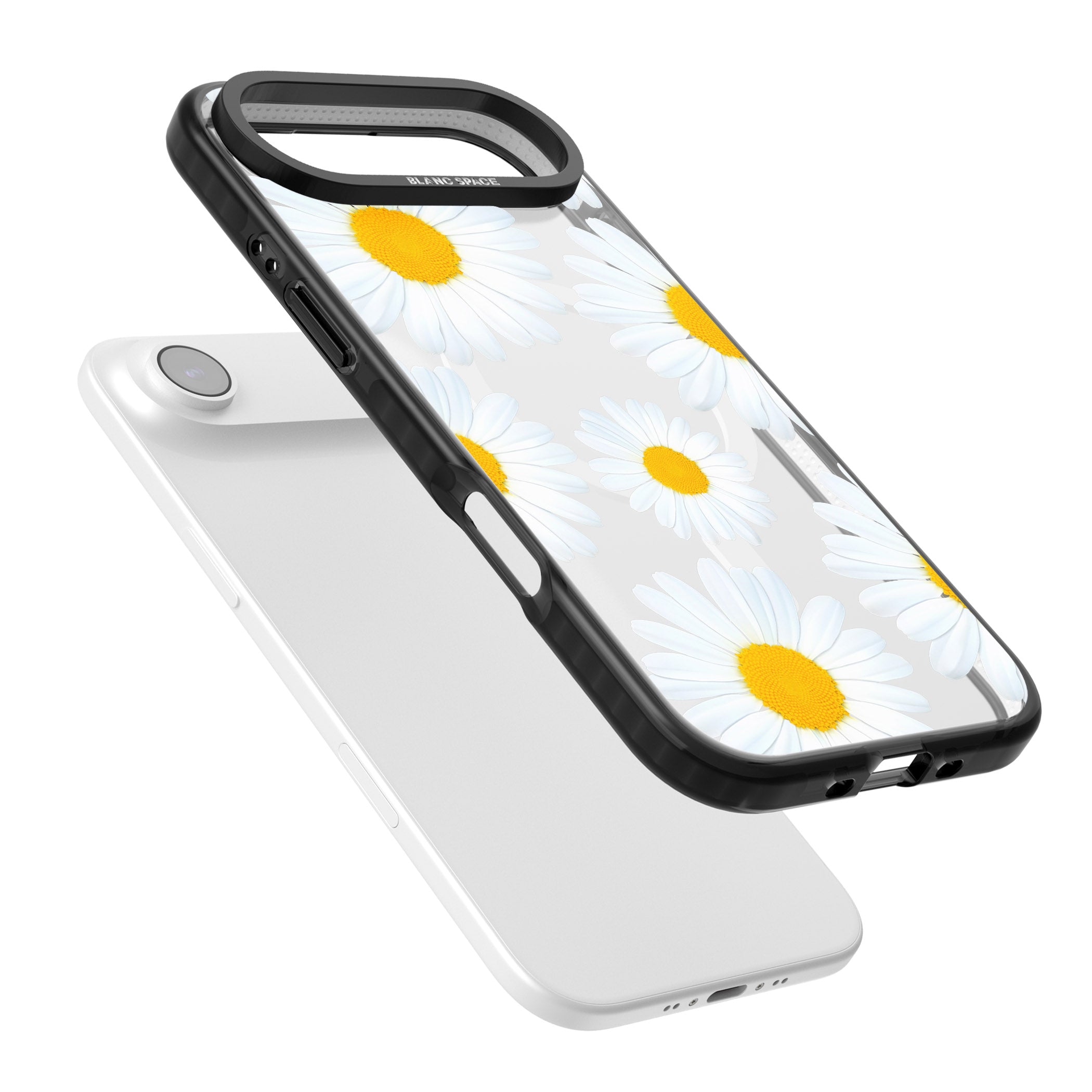 Summer Daisy iPhone 17 Air Impact Pro Black Phone Case Colours