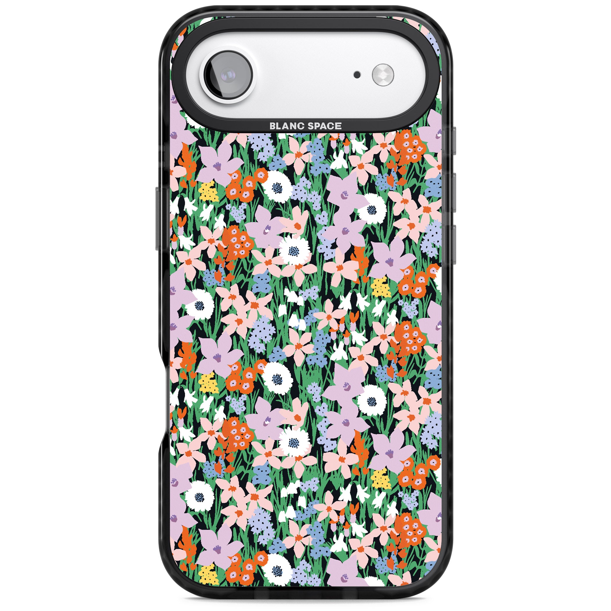 Jazzy Floral Mix iPhone 17 Air Impact Pro Black Phone Case