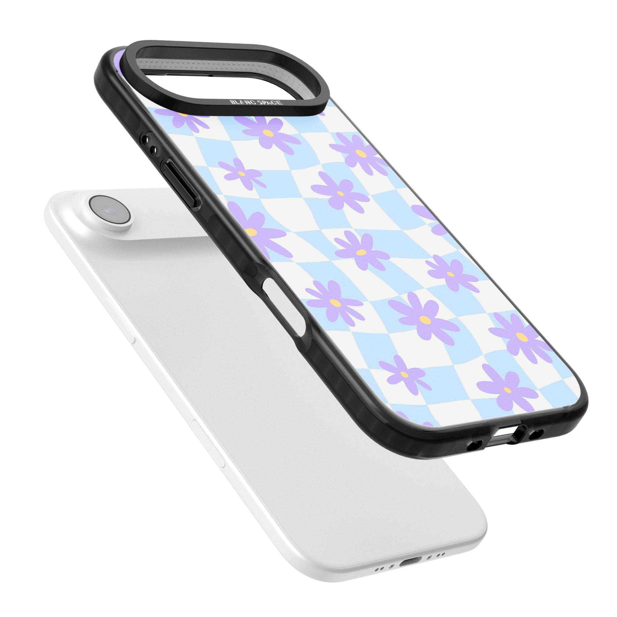 Serene Skies & Flowers iPhone 17 Air Impact Pro Black Phone Case Colours