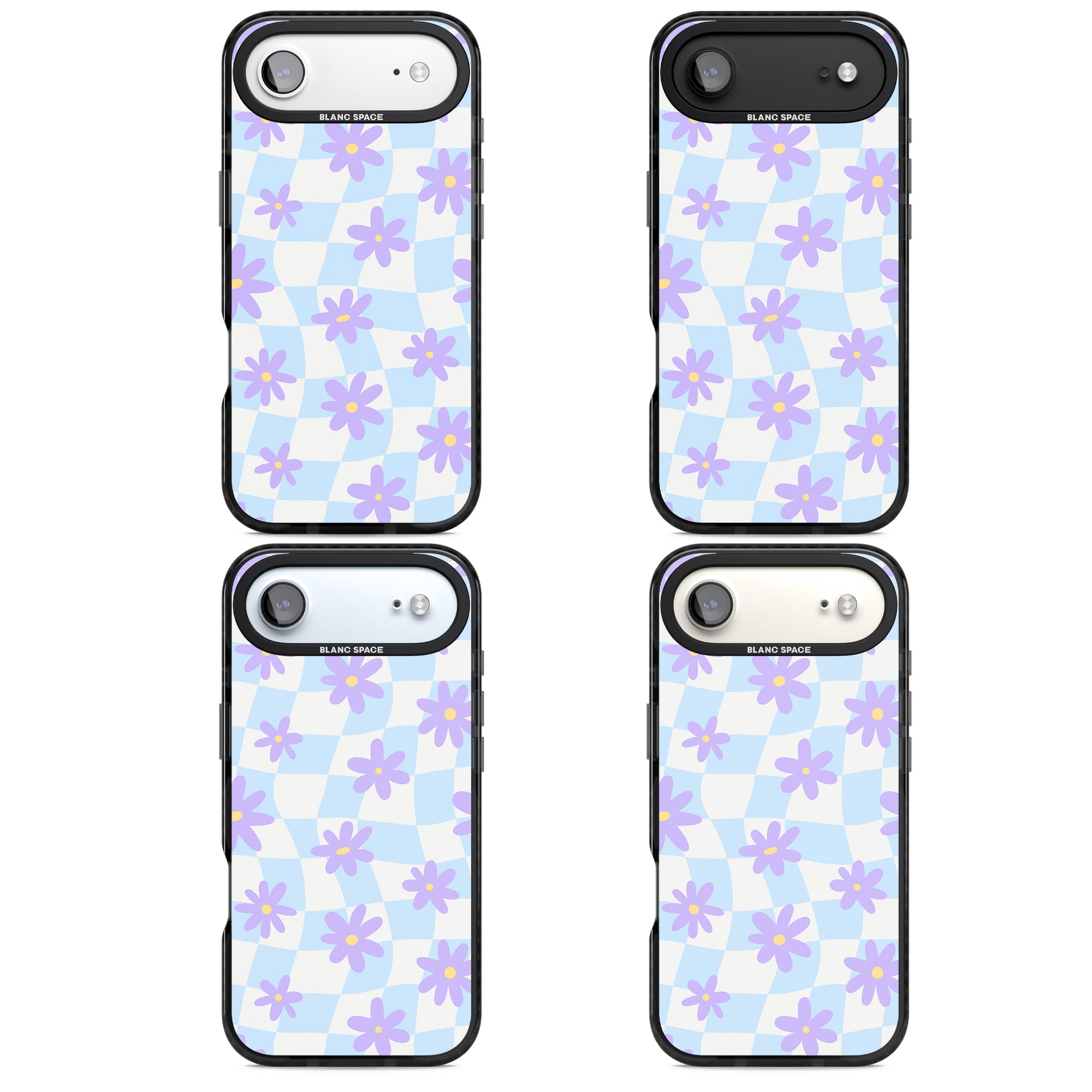 Serene Skies & Flowers iPhone 17 Air Impact Pro Black Phone Case APT Impact Protection