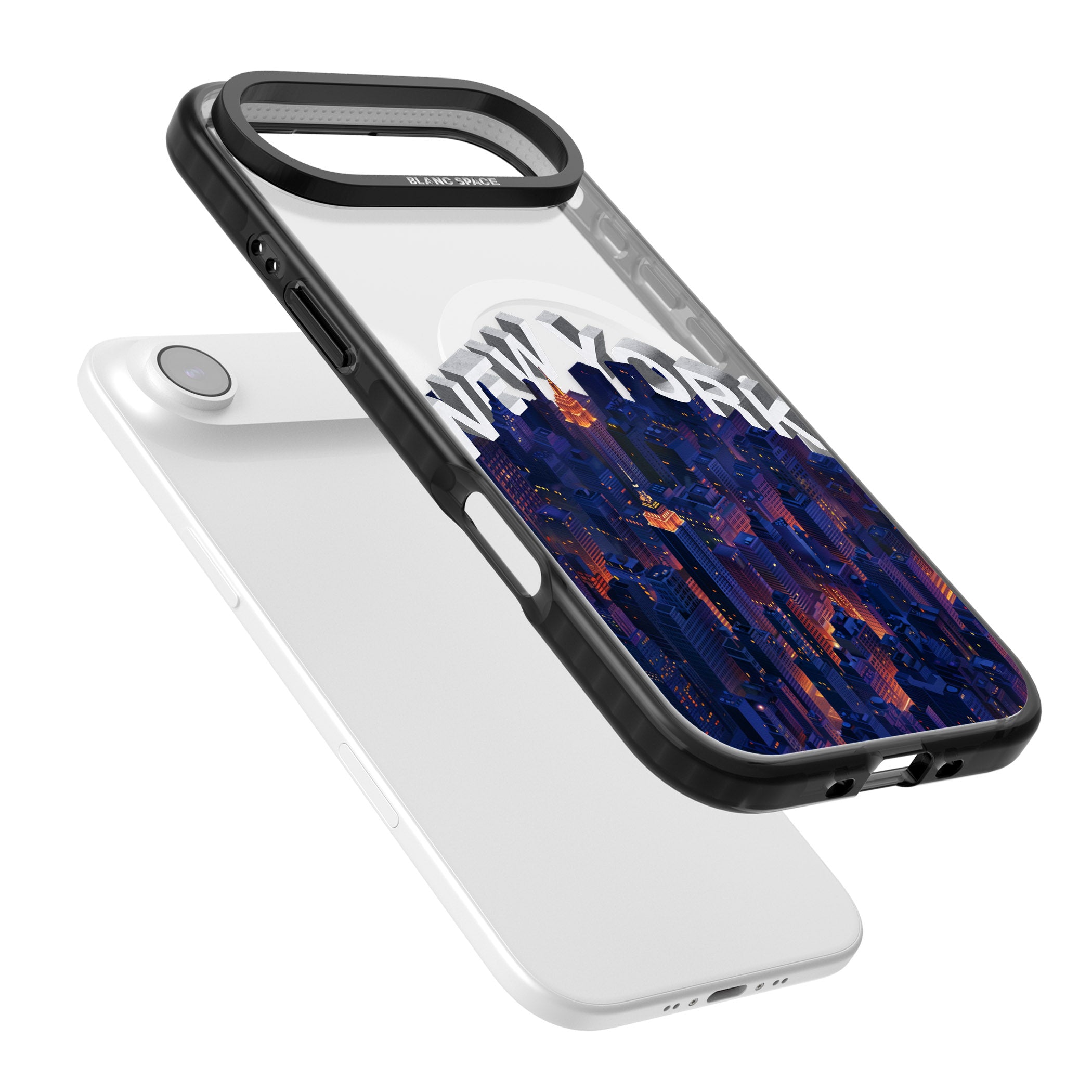 New York City iPhone 17 Air Impact Pro Black Phone Case Colours