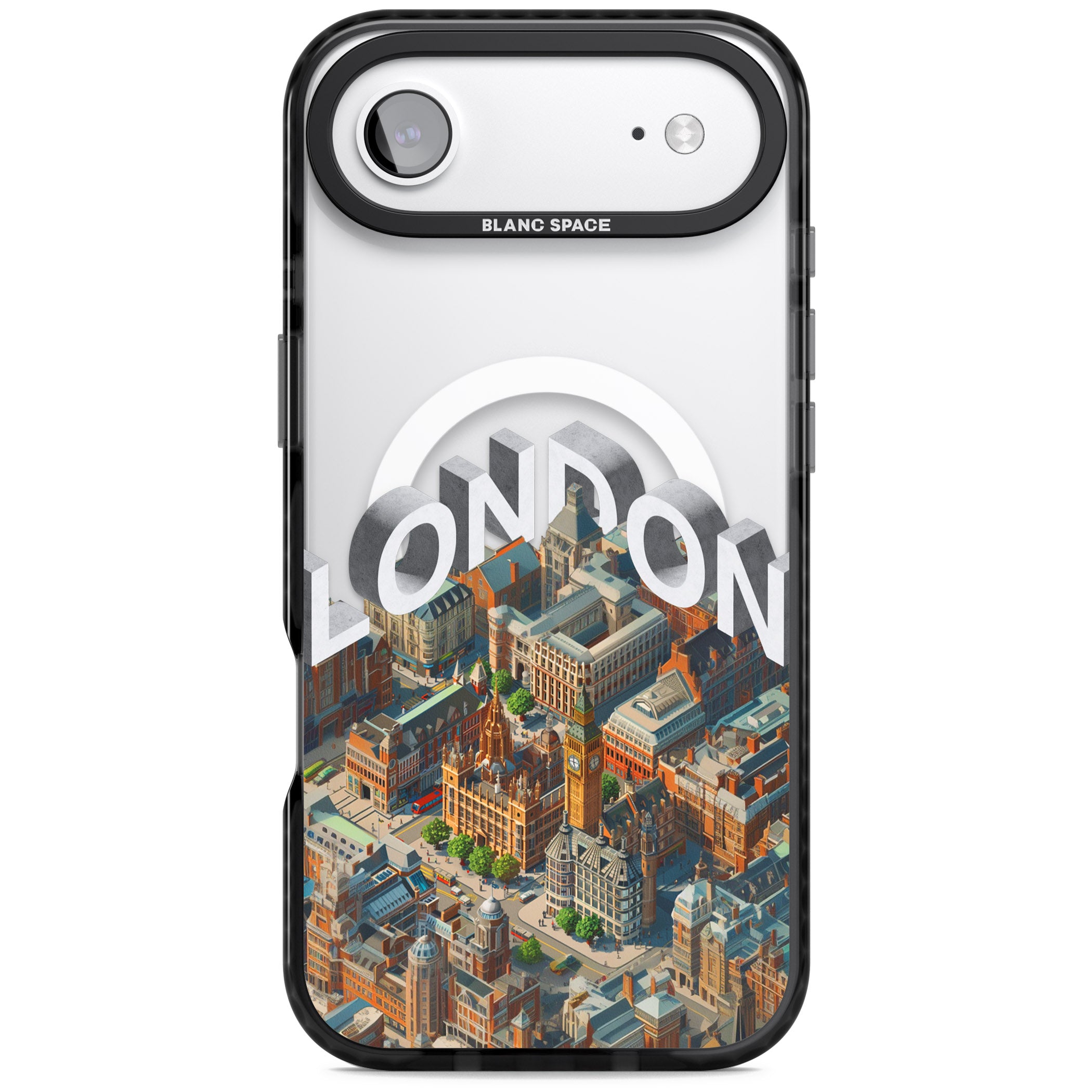 London iPhone 17 Air Impact Pro Black Phone Case