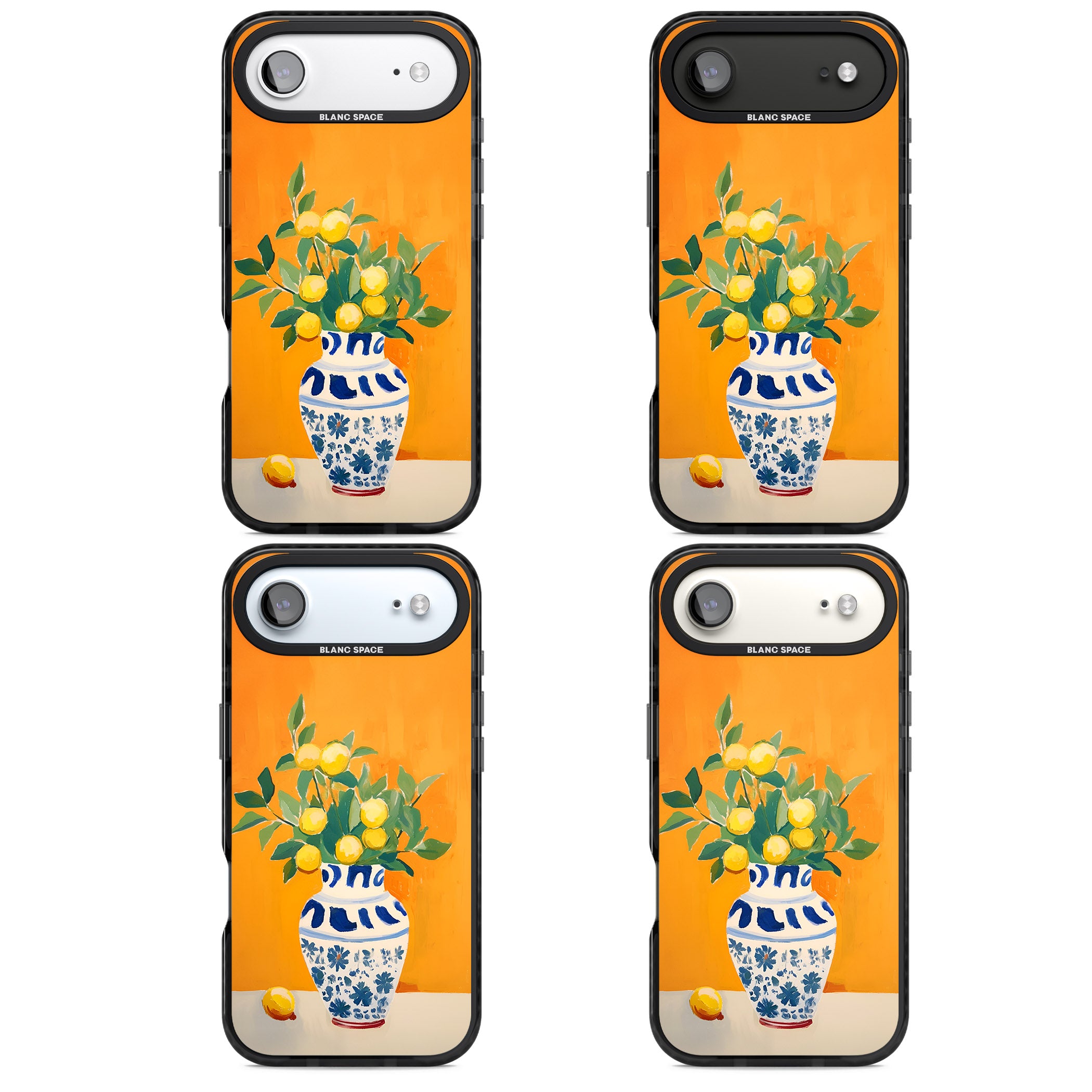 Lemon Vase iPhone 17 Air Impact Pro Black Phone Case APT Impact Protection