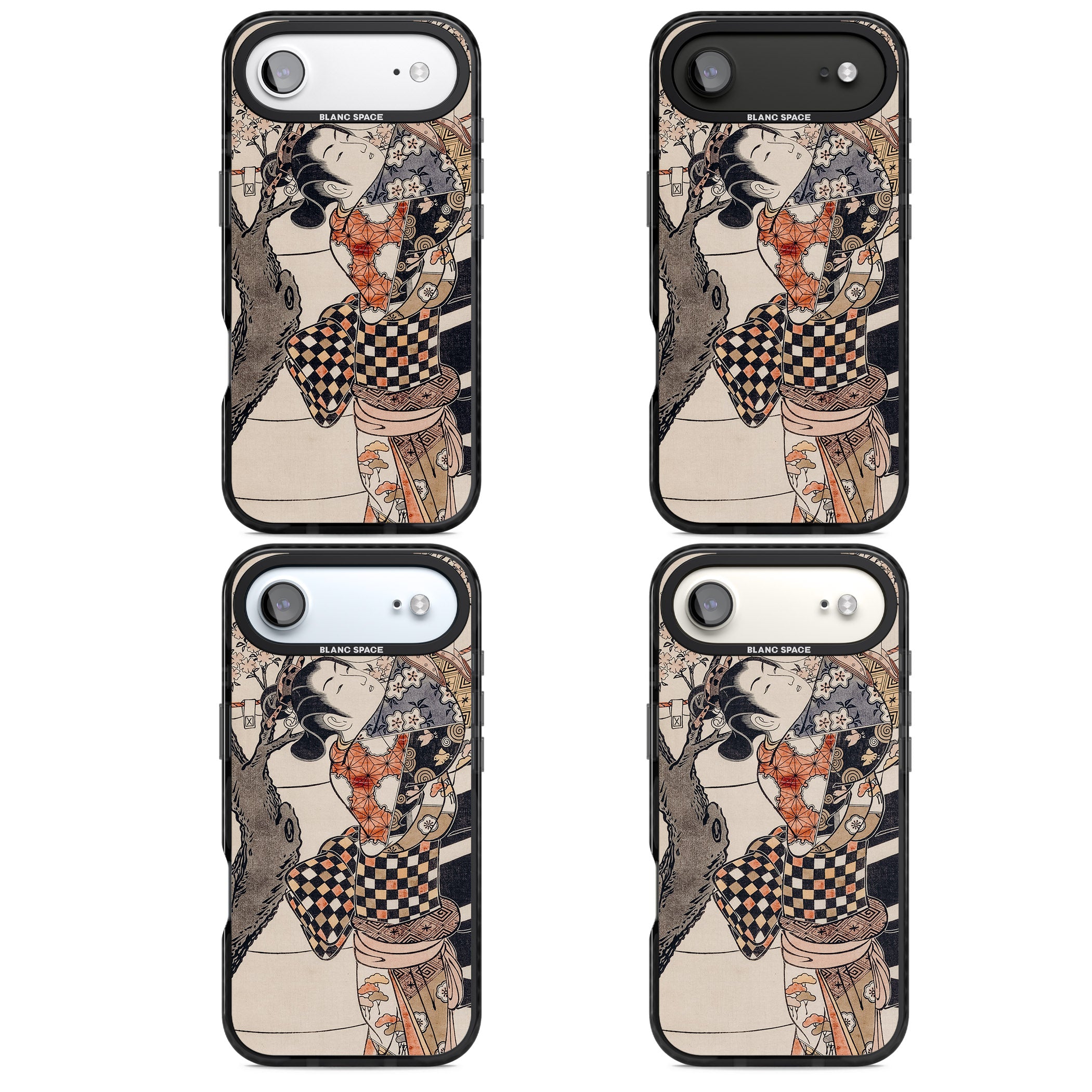 Vintage Japan iPhone 17 Air Impact Pro Black Phone Case APT Impact Protection