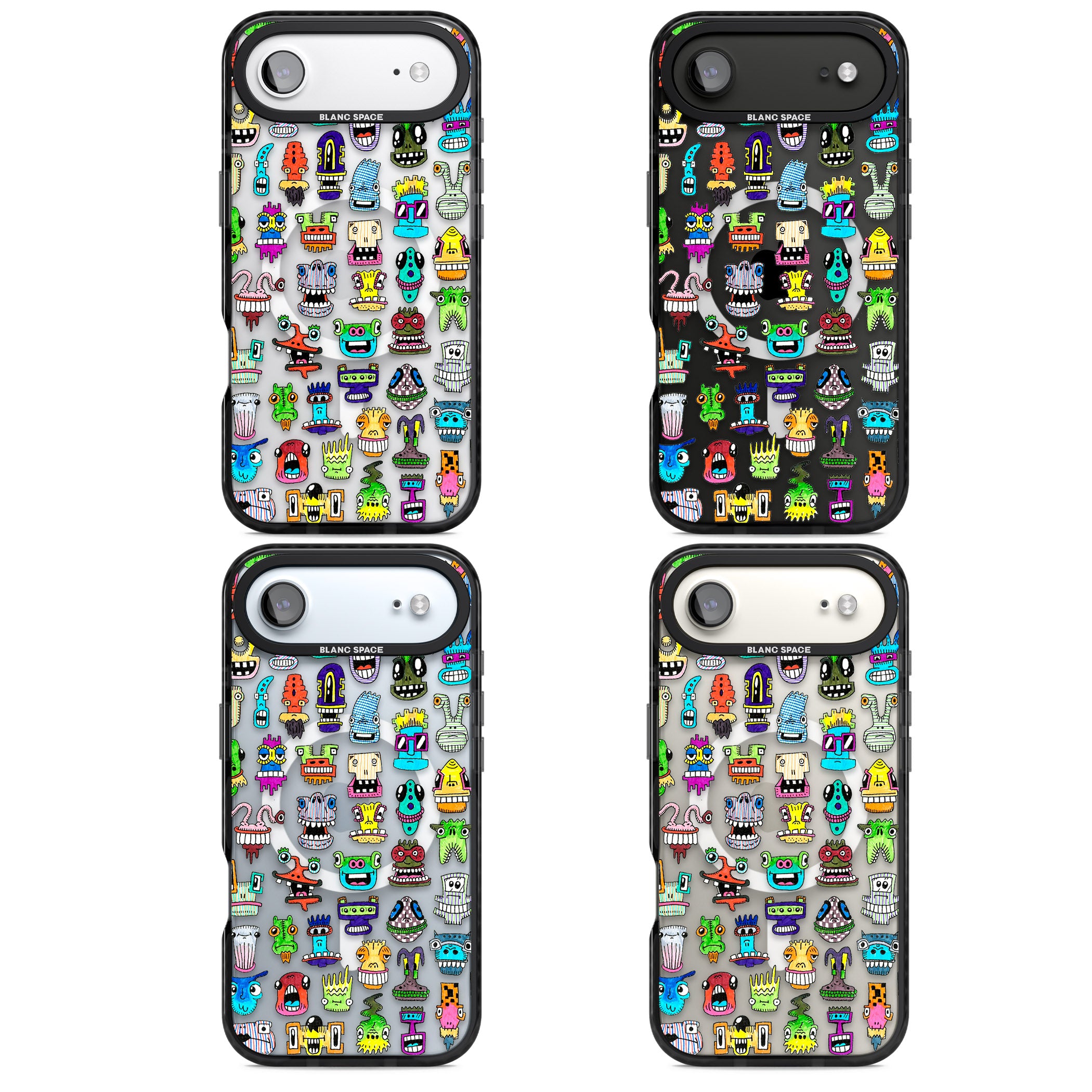 Familiar Faces iPhone 17 Air Impact Pro Black Phone Case APT Impact Protection