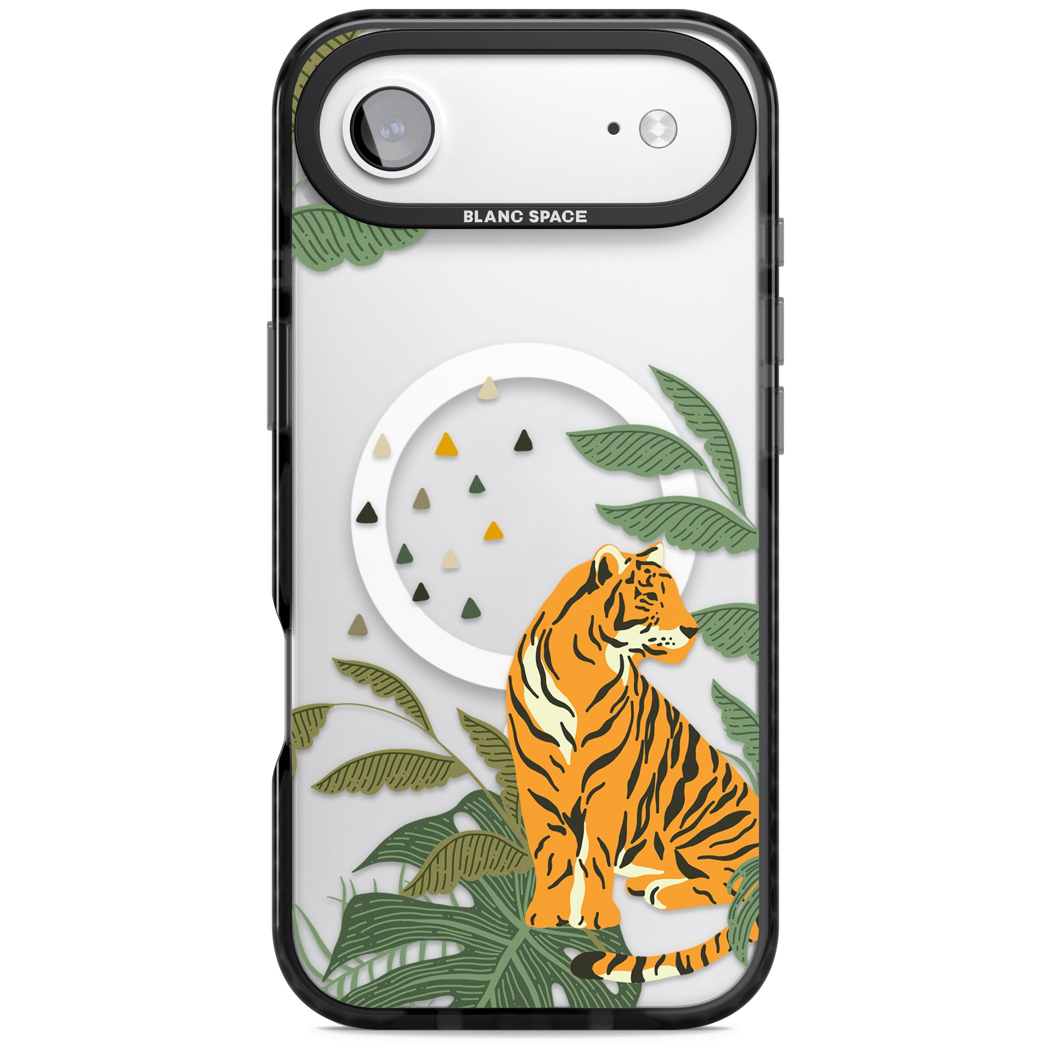 Tiger Jungle iPhone 17 Air Impact Pro Black Phone Case