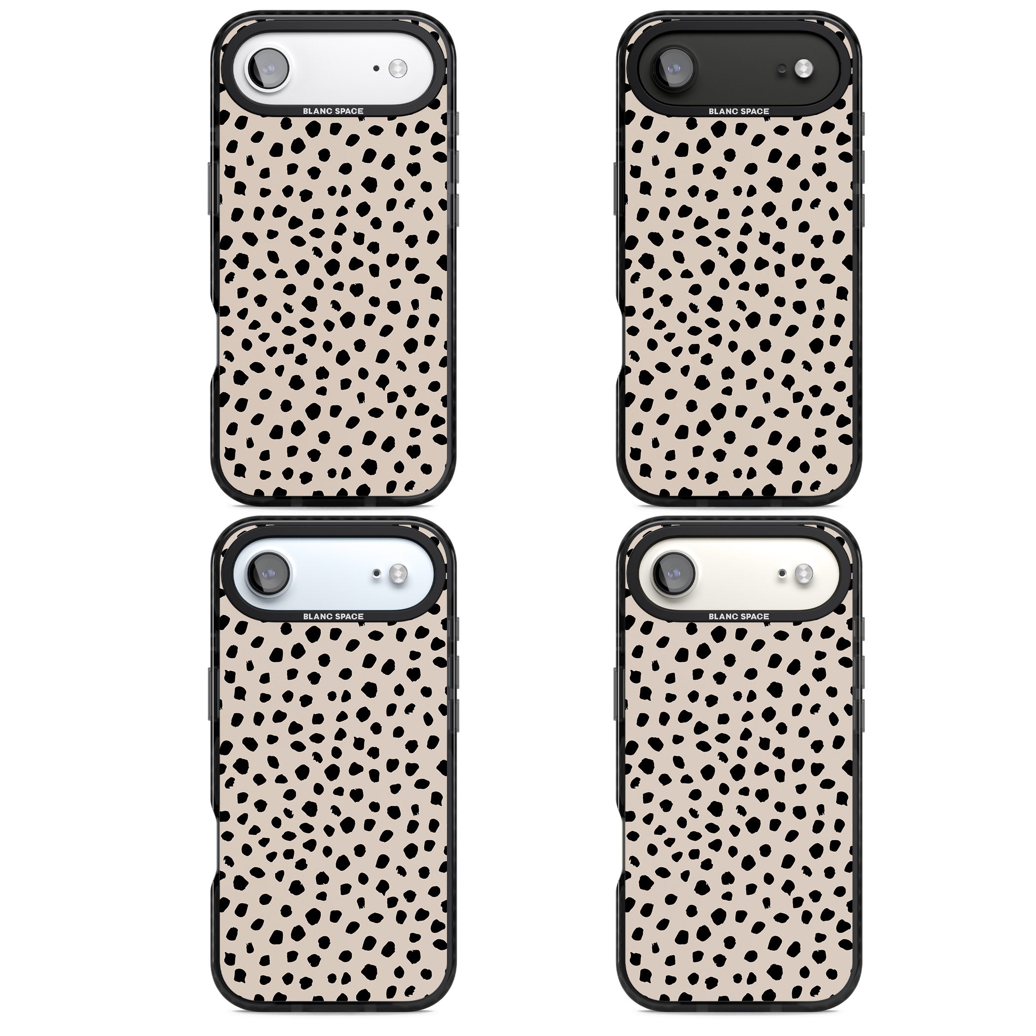 Almond Latte iPhone 17 Air Impact Pro Black Phone Case APT Impact Protection