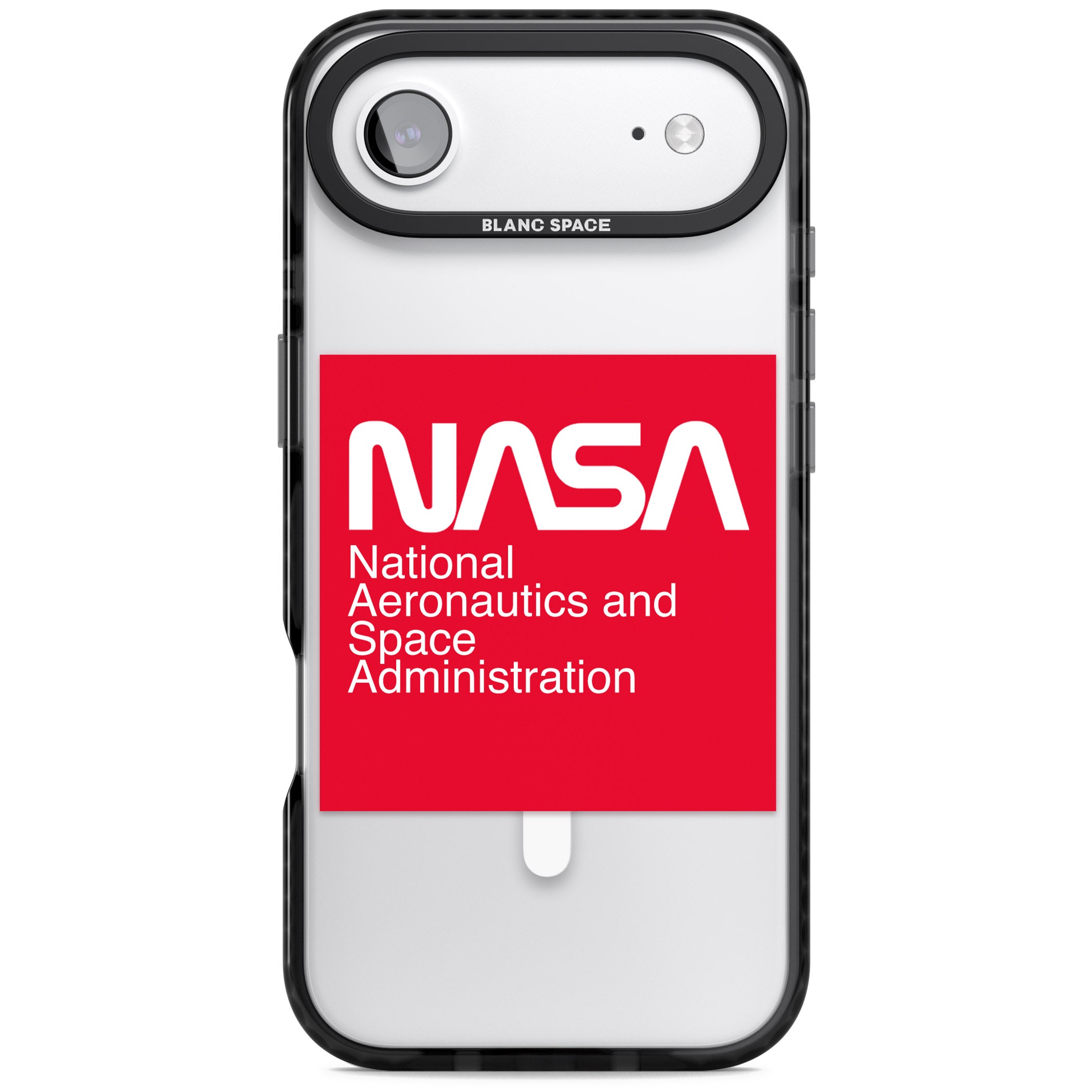 Nasa The Worm Box iPhone 17 Air Impact Pro Black Phone Case
