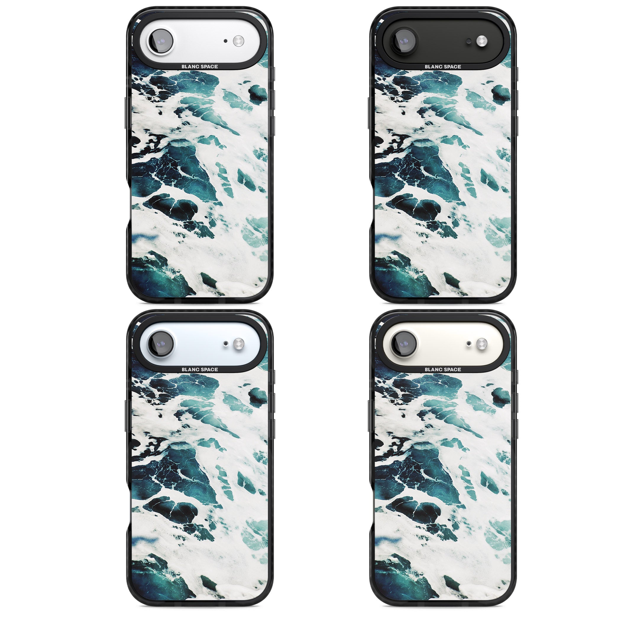 Ocean Surge iPhone 17 Air Impact Pro Black Phone Case APT Impact Protection