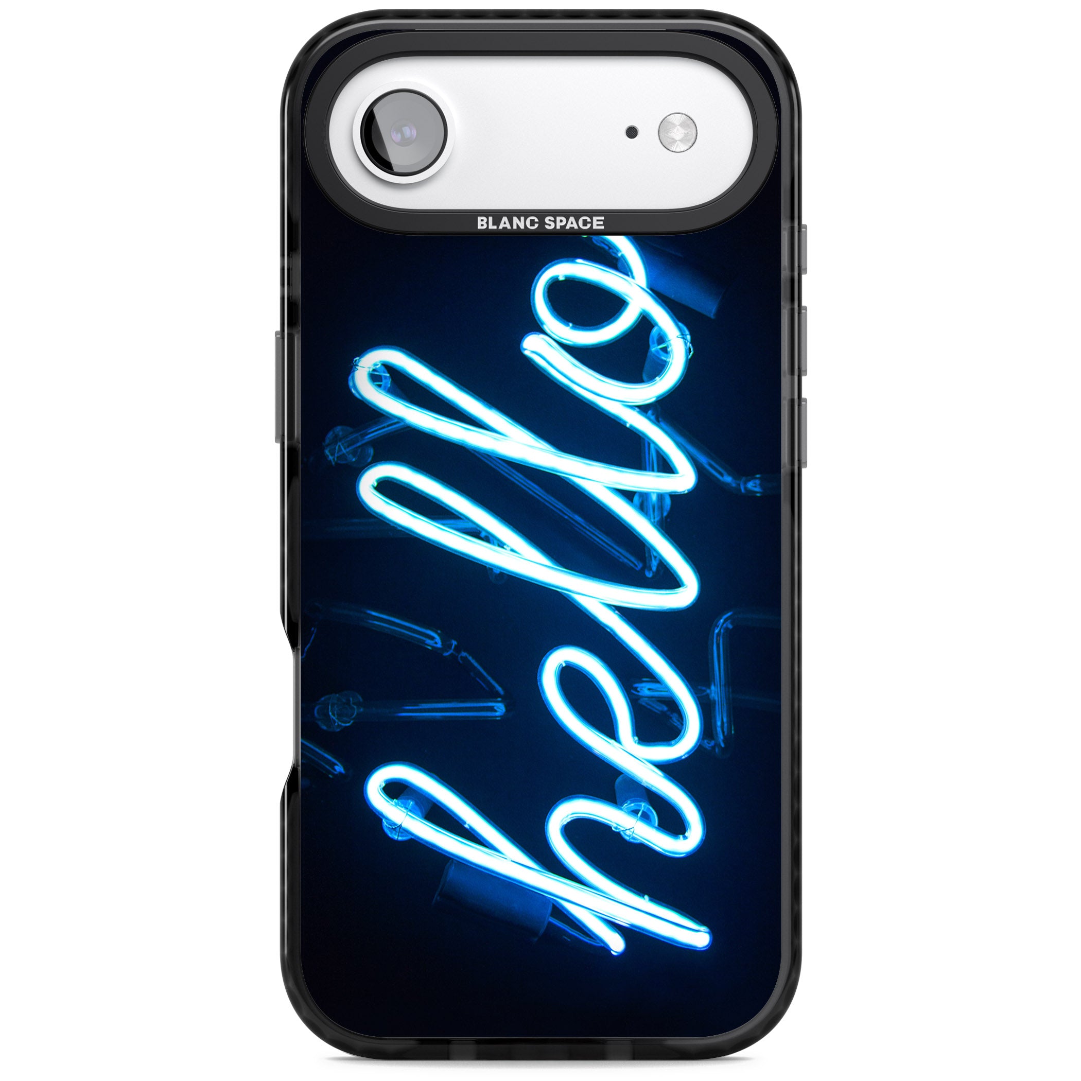 Hello Neon Sign iPhone 17 Air Impact Pro Black Phone Case