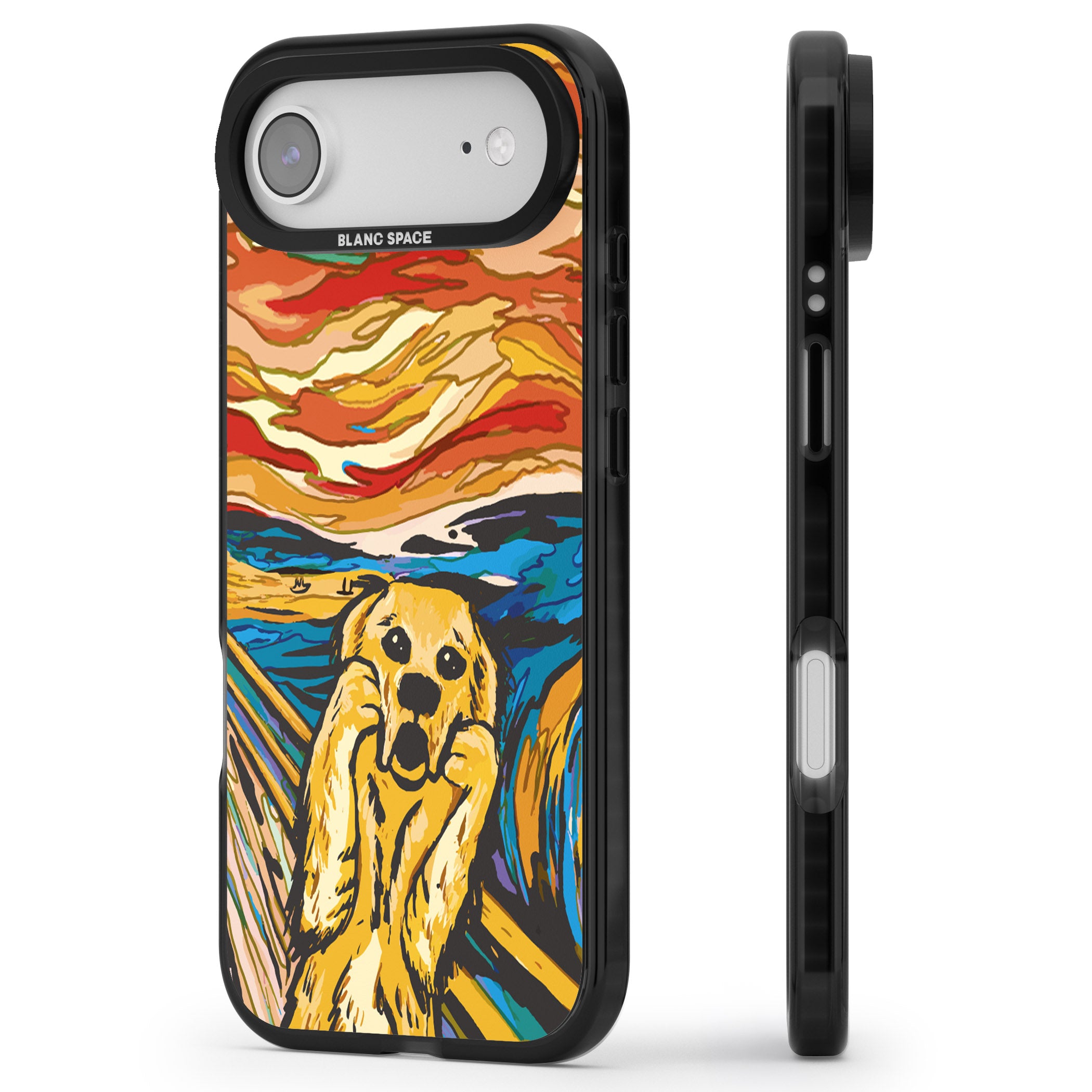 The Bark iPhone 17 Air Impact Pro Black Phone Case Side Profile