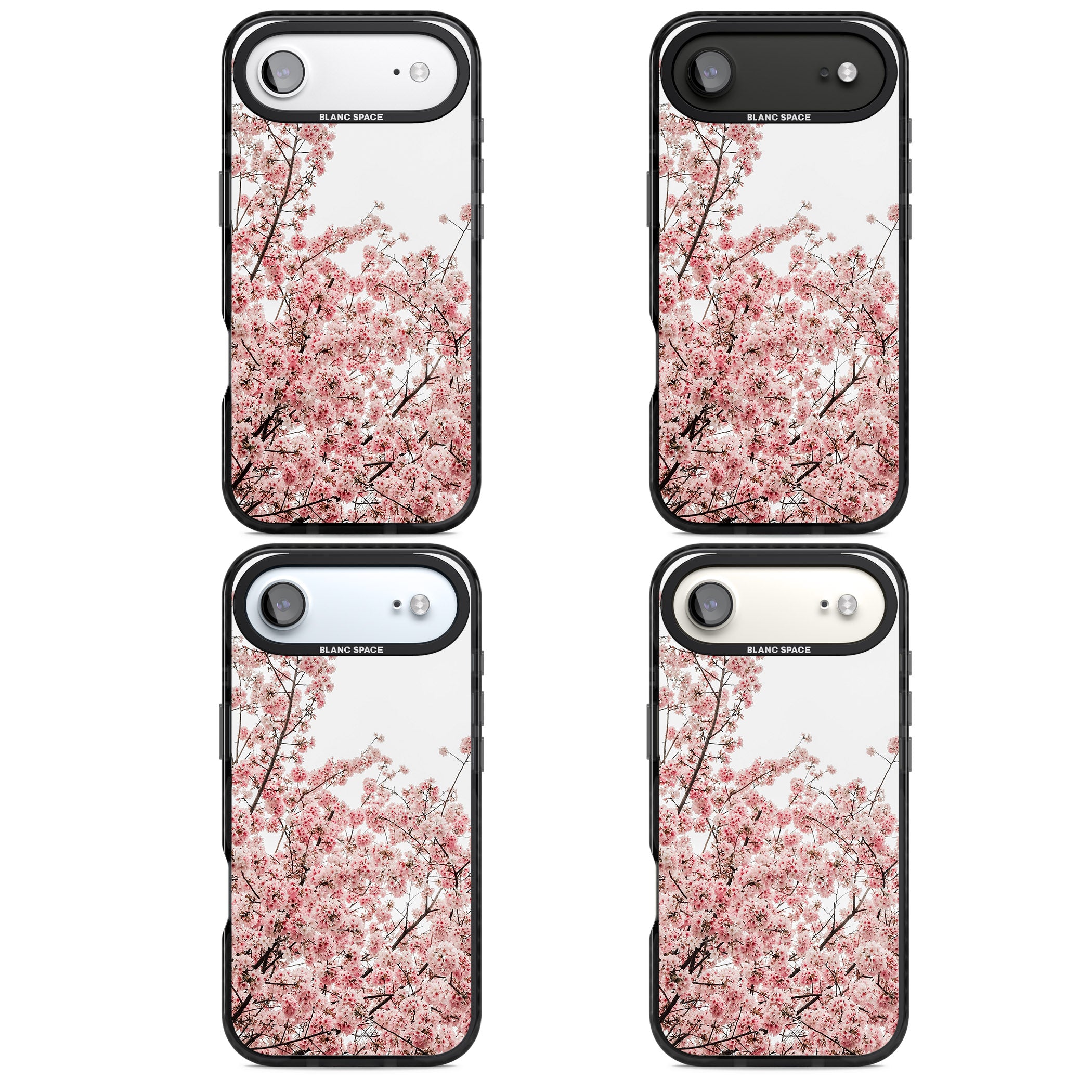 Cherry Blossom Bloom iPhone 17 Air Impact Pro Black Phone Case APT Impact Protection