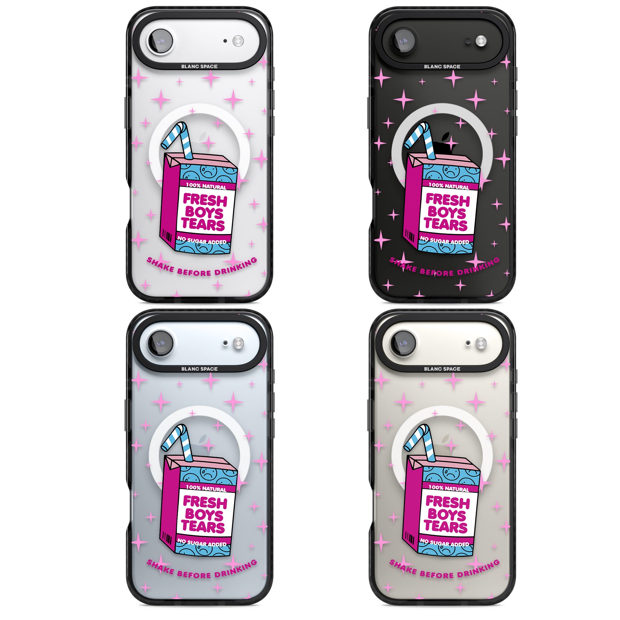 Boy Tears iPhone 17 Air Impact Pro Black Phone Case APT Impact Protection