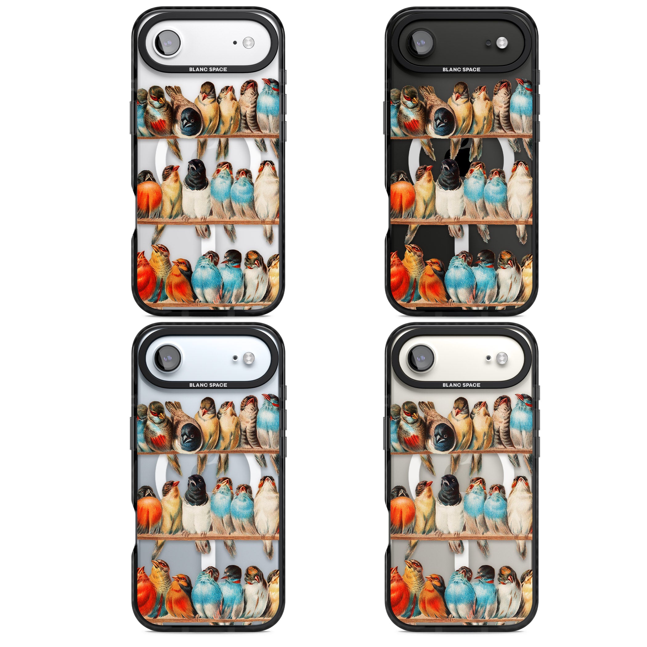 A Perch Of Birds iPhone 17 Air Impact Pro Black Phone Case APT Impact Protection