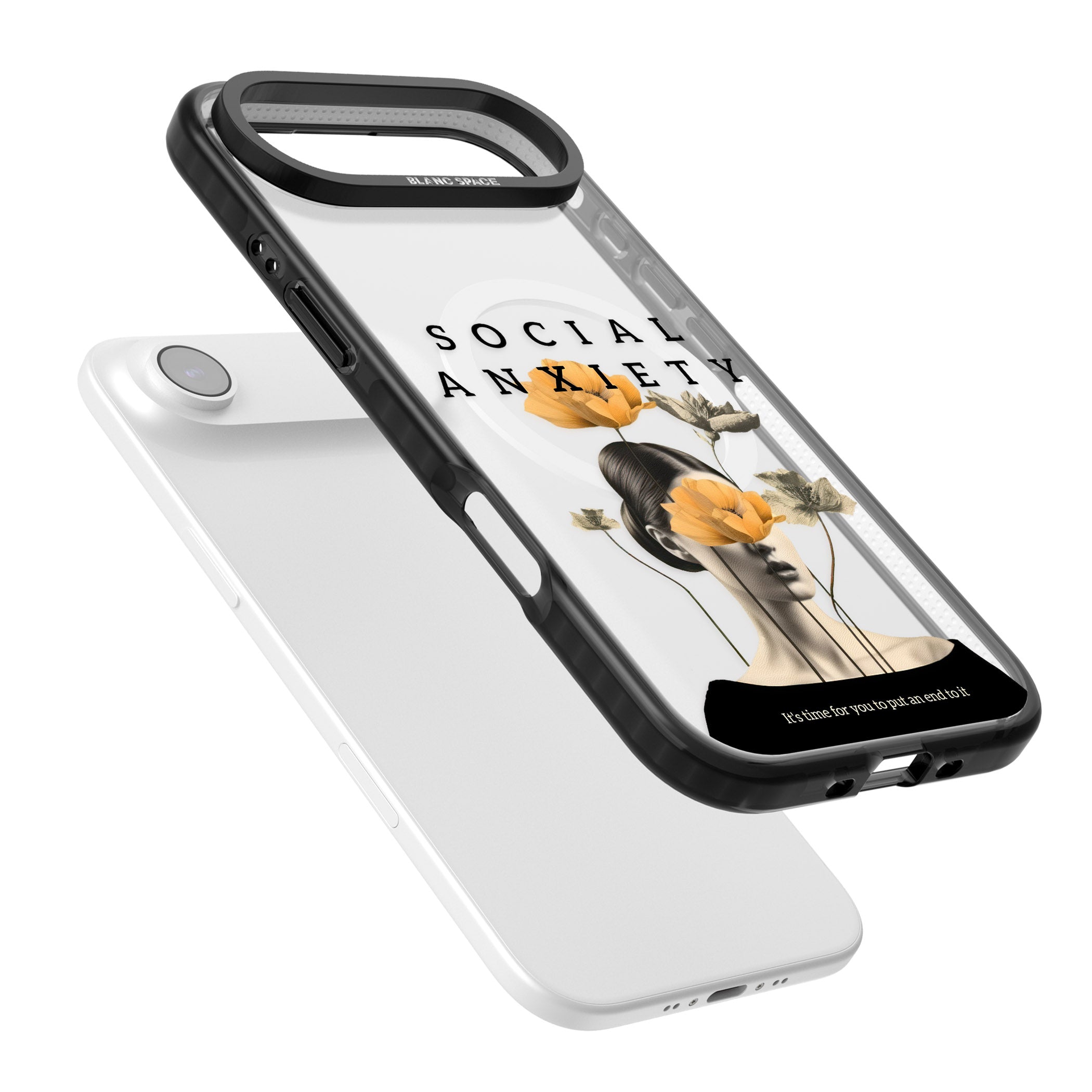 Social Anxiety iPhone 17 Air Impact Pro Black Phone Case Colours