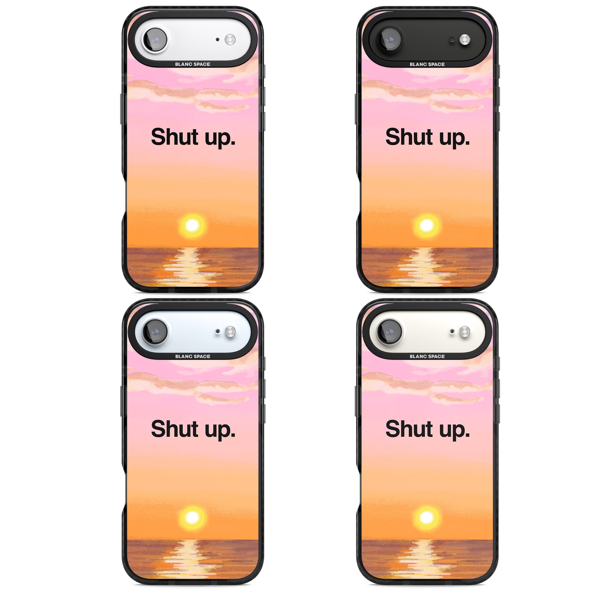 Shut Up iPhone 17 Air Impact Pro Black Phone Case APT Impact Protection