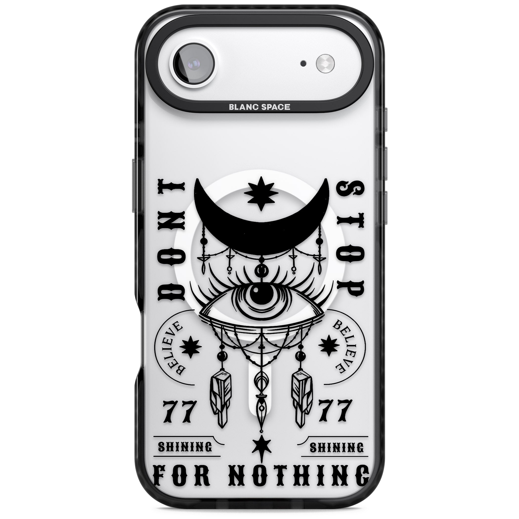 Dont Stop For Nothing iPhone 17 Air Impact Pro Black Phone Case