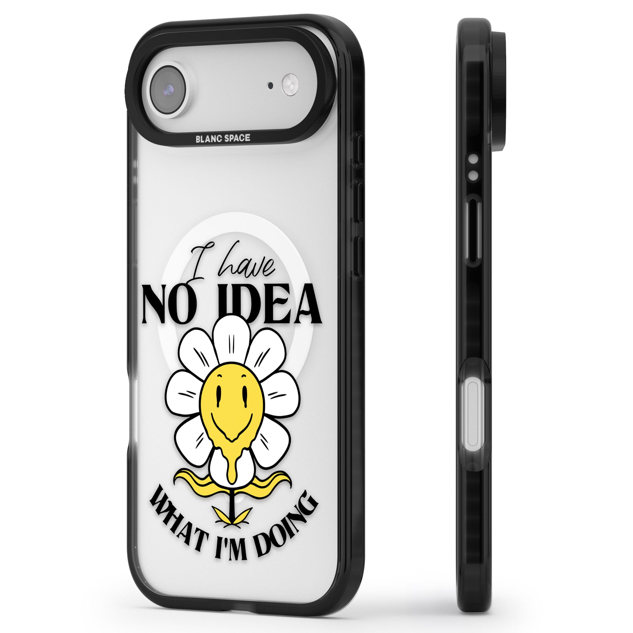 No Idea iPhone 17 Air Impact Pro Black Phone Case Side Profile