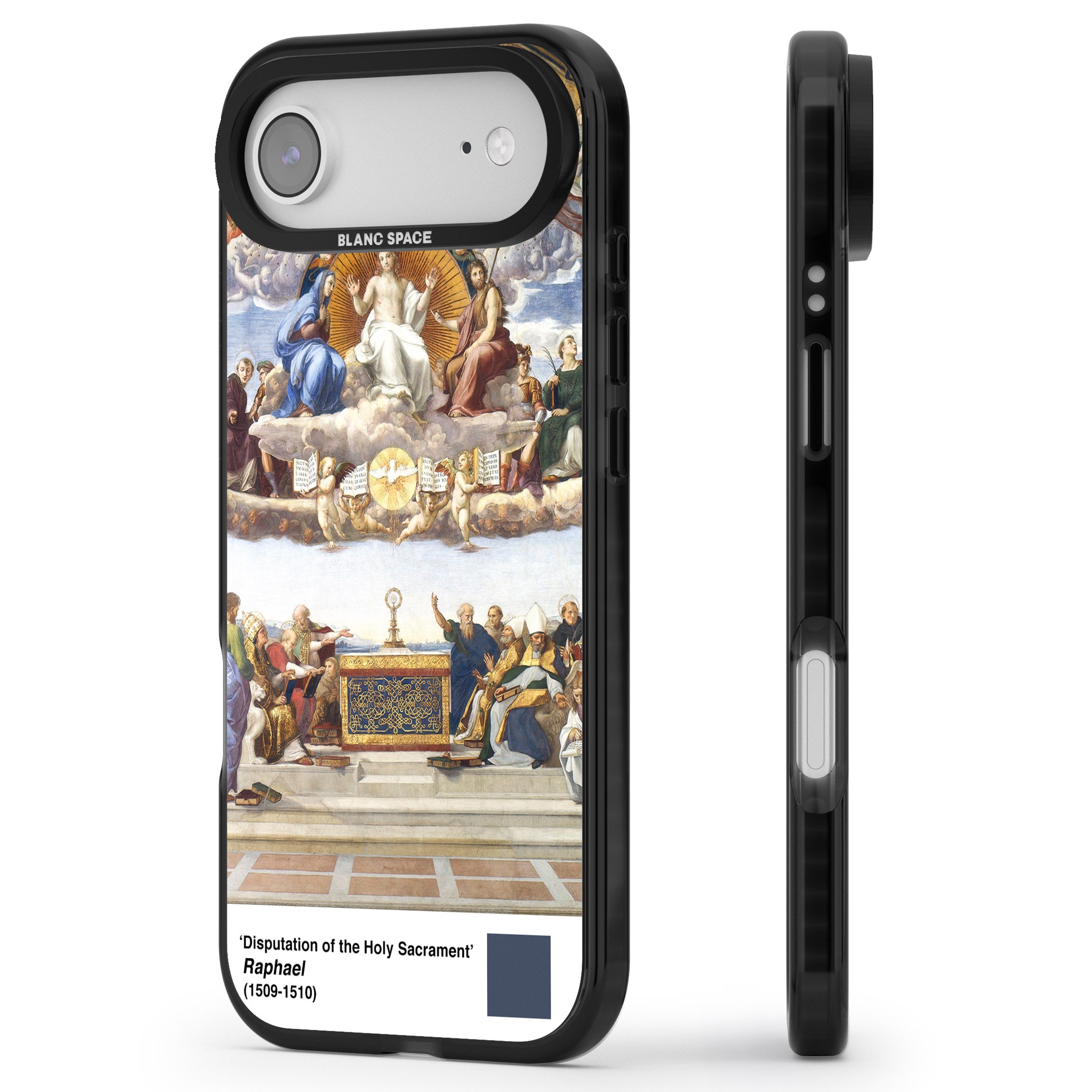 Disputation Of The Holy Sacrament iPhone 17 Air Impact Pro Black Phone Case Side Profile
