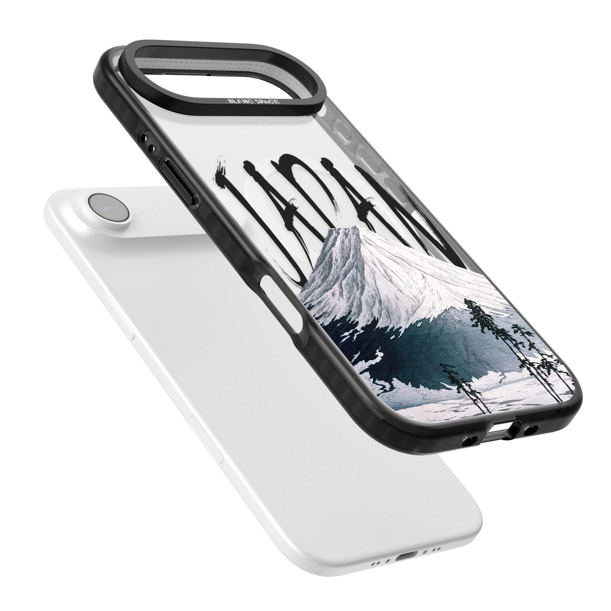 Mount Fuji Cutout iPhone 17 Air Impact Pro Black Phone Case Colours