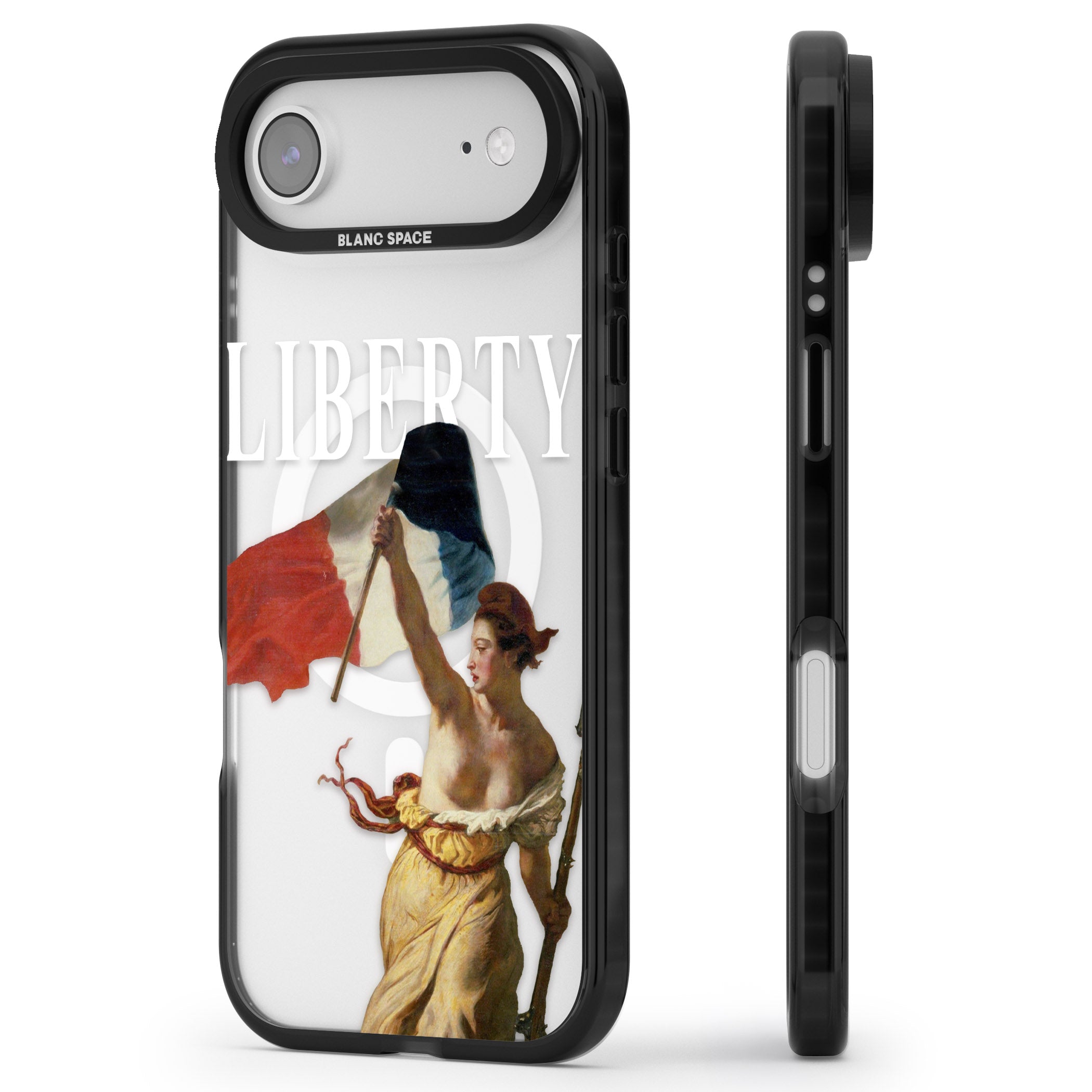Liberty iPhone 17 Air Impact Pro Black Phone Case Side Profile
