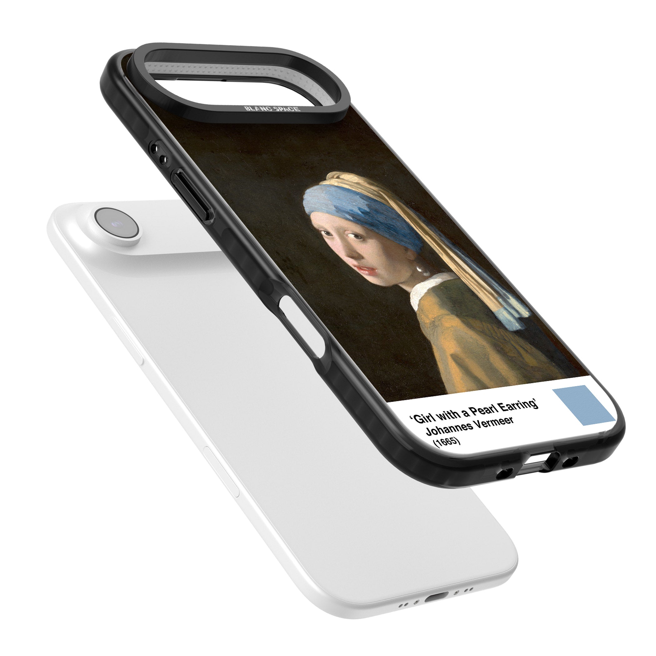 Girl With A Pearl Earring iPhone 17 Air Impact Pro Black Phone Case Colours