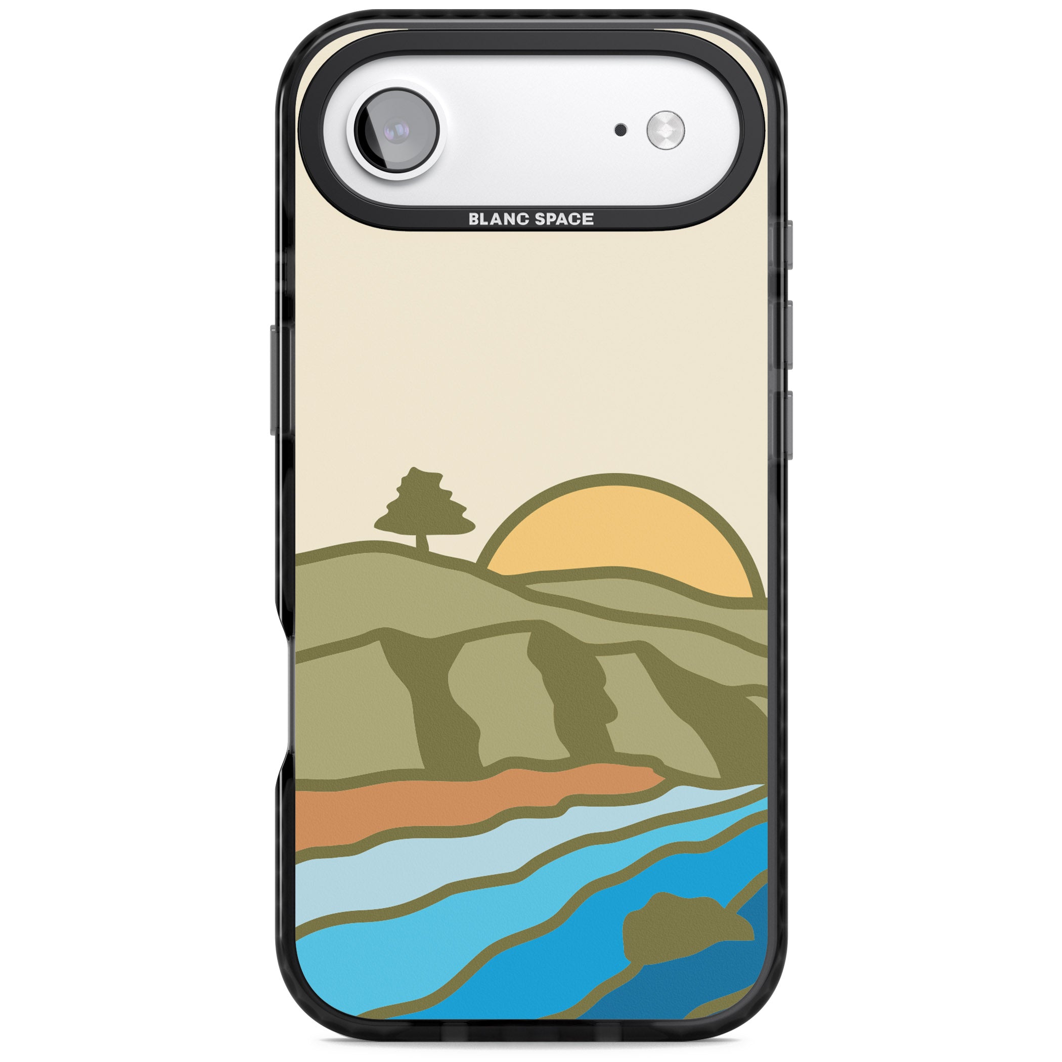 North Sunset iPhone 17 Air Impact Pro Black Phone Case
