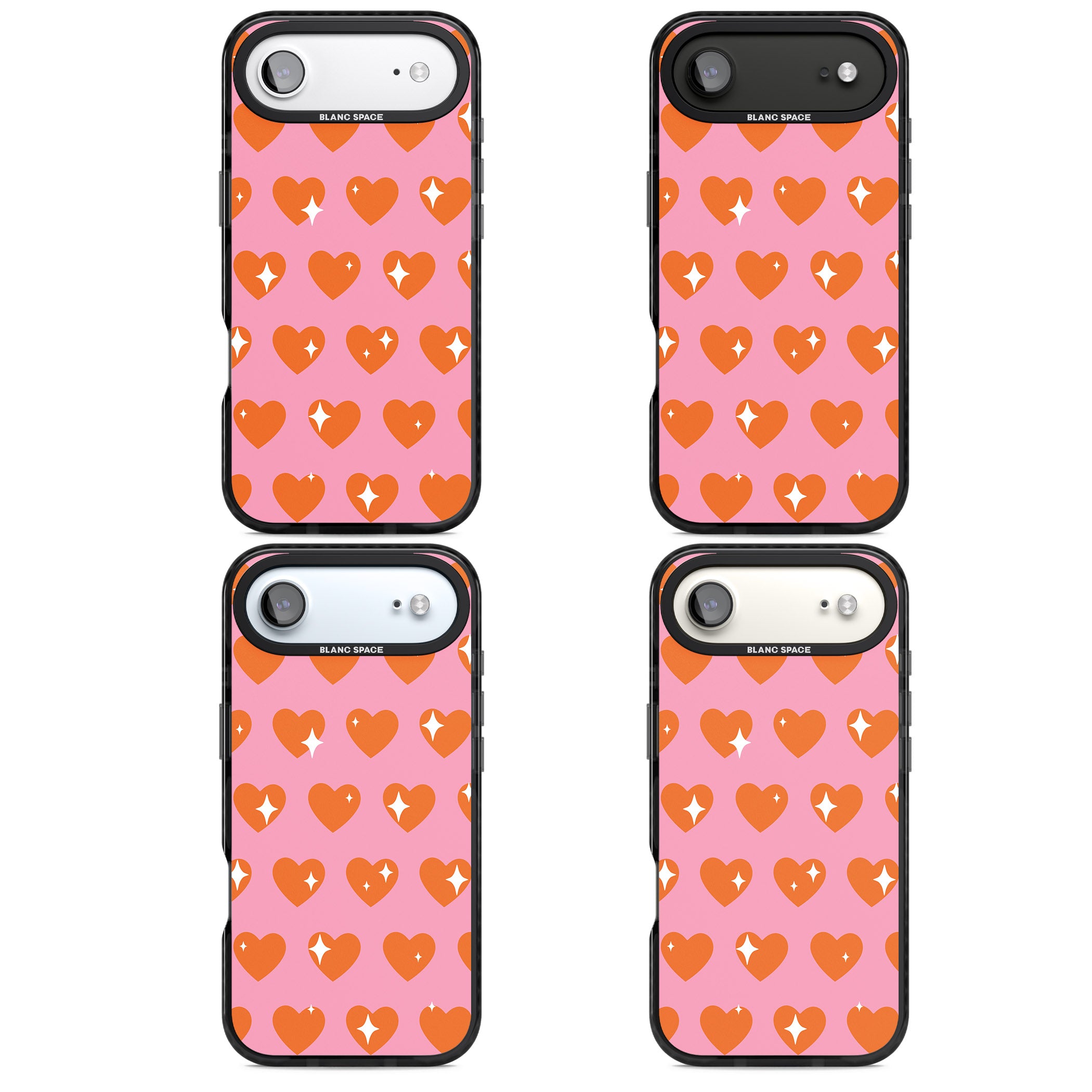 Sweet Hearts (Sunset) iPhone 17 Air Impact Pro Black Phone Case APT Impact Protection